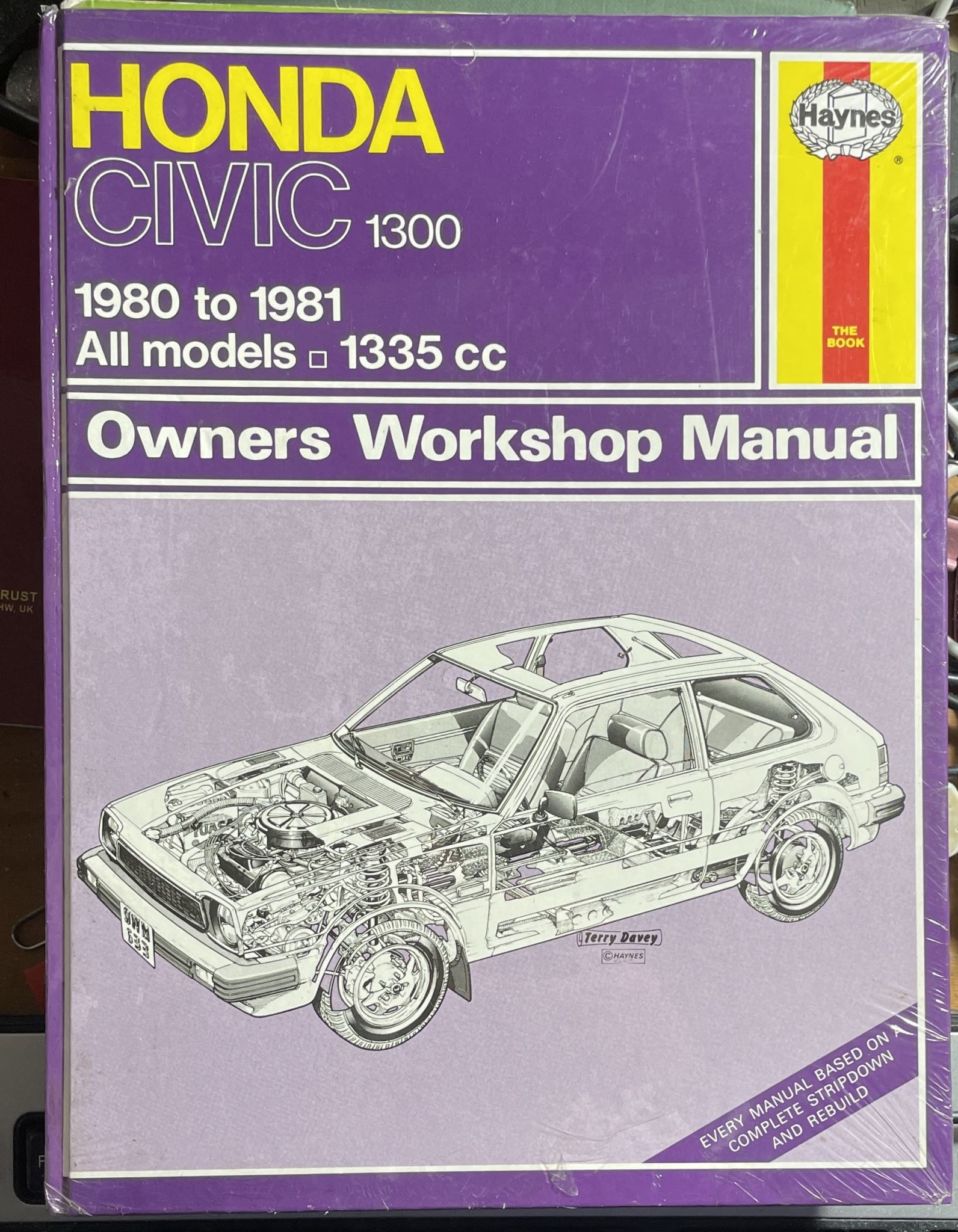 Haynes Honda Civic 1300 1980 to 1981All Models 1335cc Owners Workshop Manual