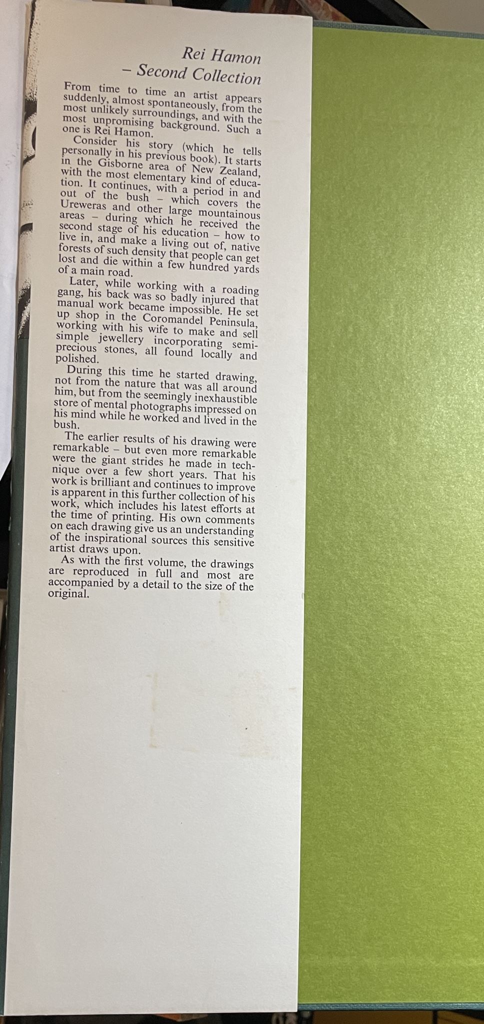 Rei Hamon Artist of the New Zealand Bush Second Collection + Signed Print