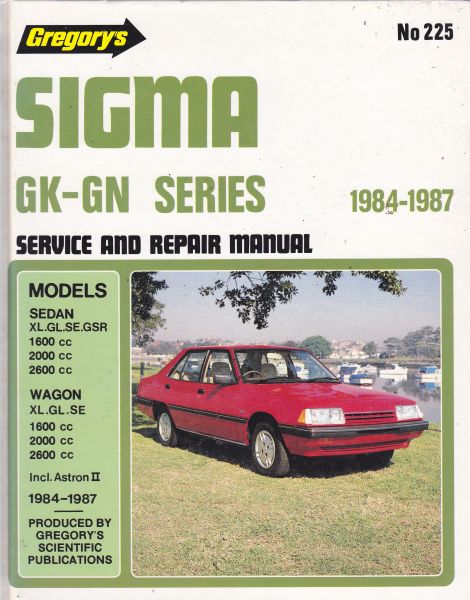 Mitsubishi Sigma Gk Gn 1984-87 Repair Manual