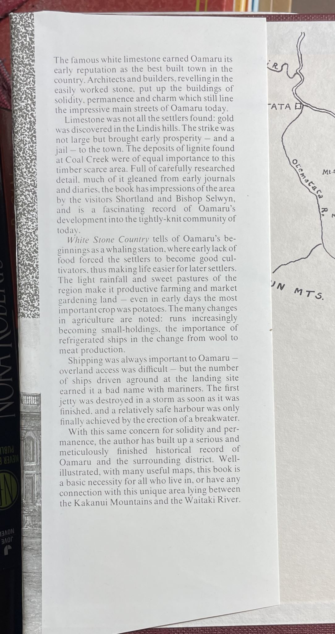 White Stone country The Story of North Otago by K. C. McDonald