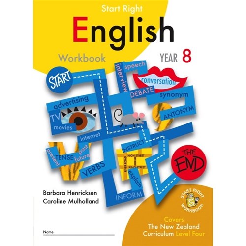 Start right Year 8 English Workbook