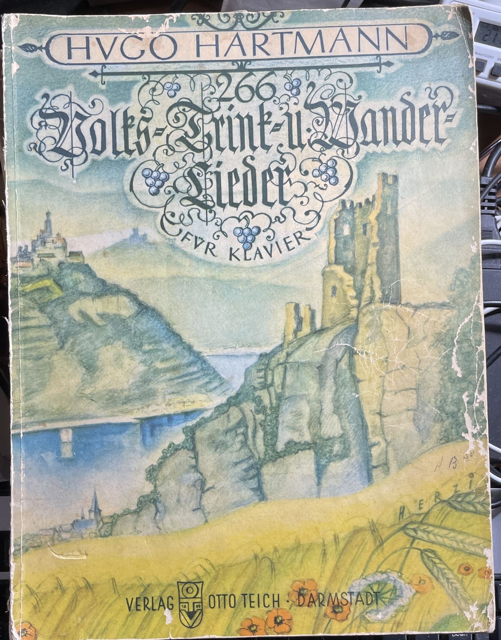 HVCO Hartmann German music sheet