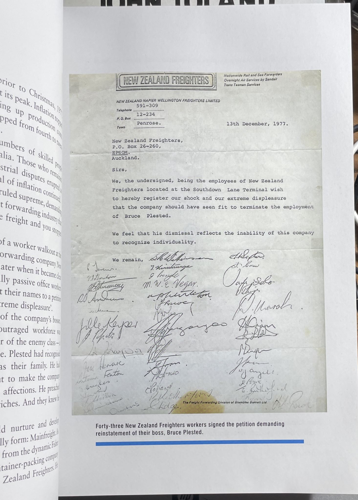 Ready Fire Aim The Mainfreight Story by Keith Davies, Signed by Don Braid