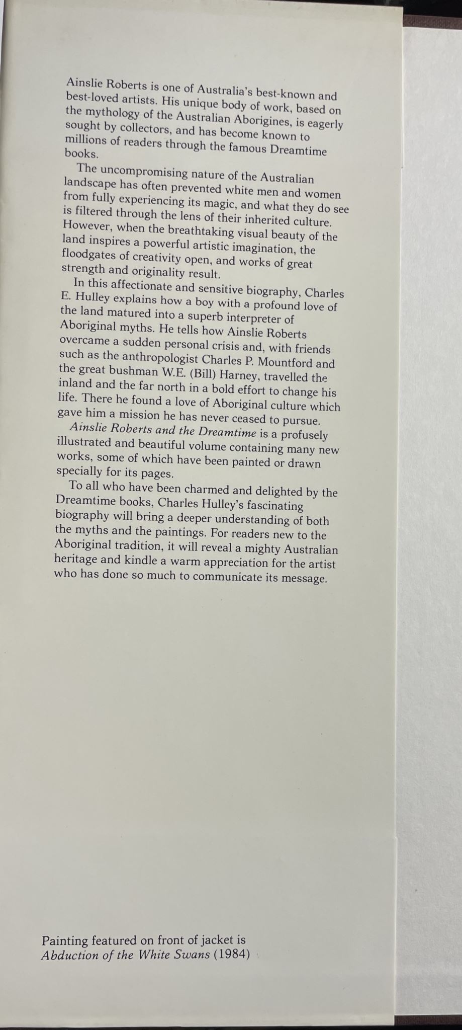 Ainslie Roberts and the Dreamtime by Charles E. Hulley