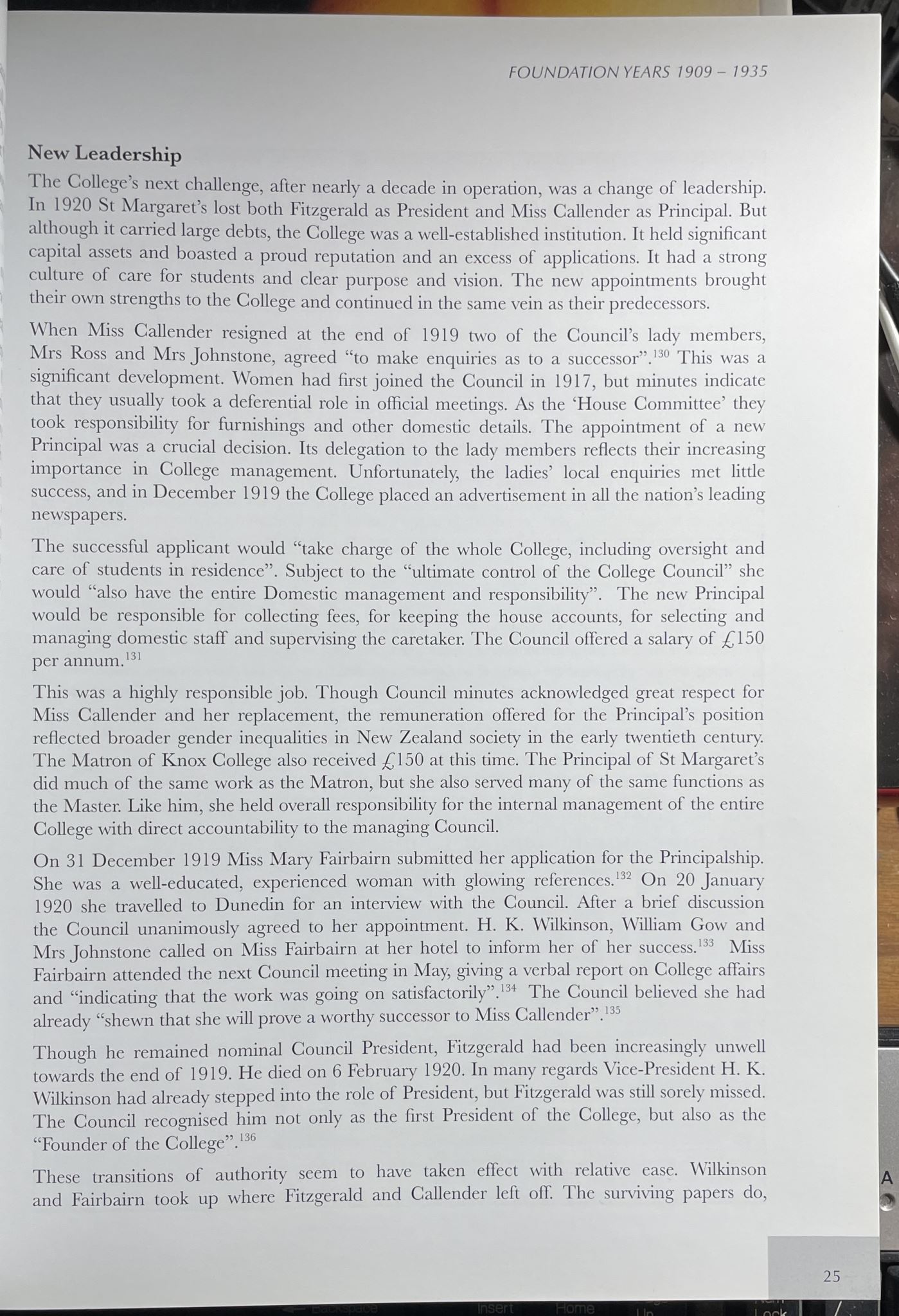 Vision for the Future A Centennial History of St Margaret's College, Dunedin