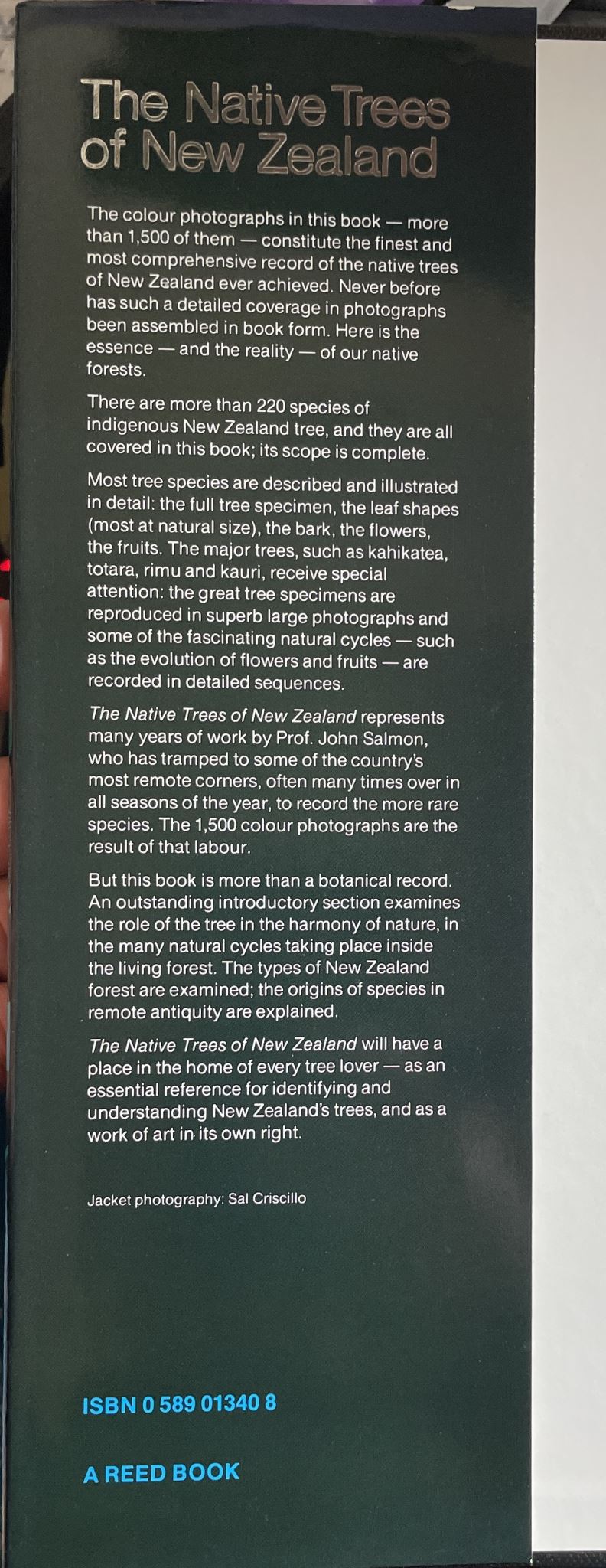 The Native Trees of New Zealand by J T Salmon