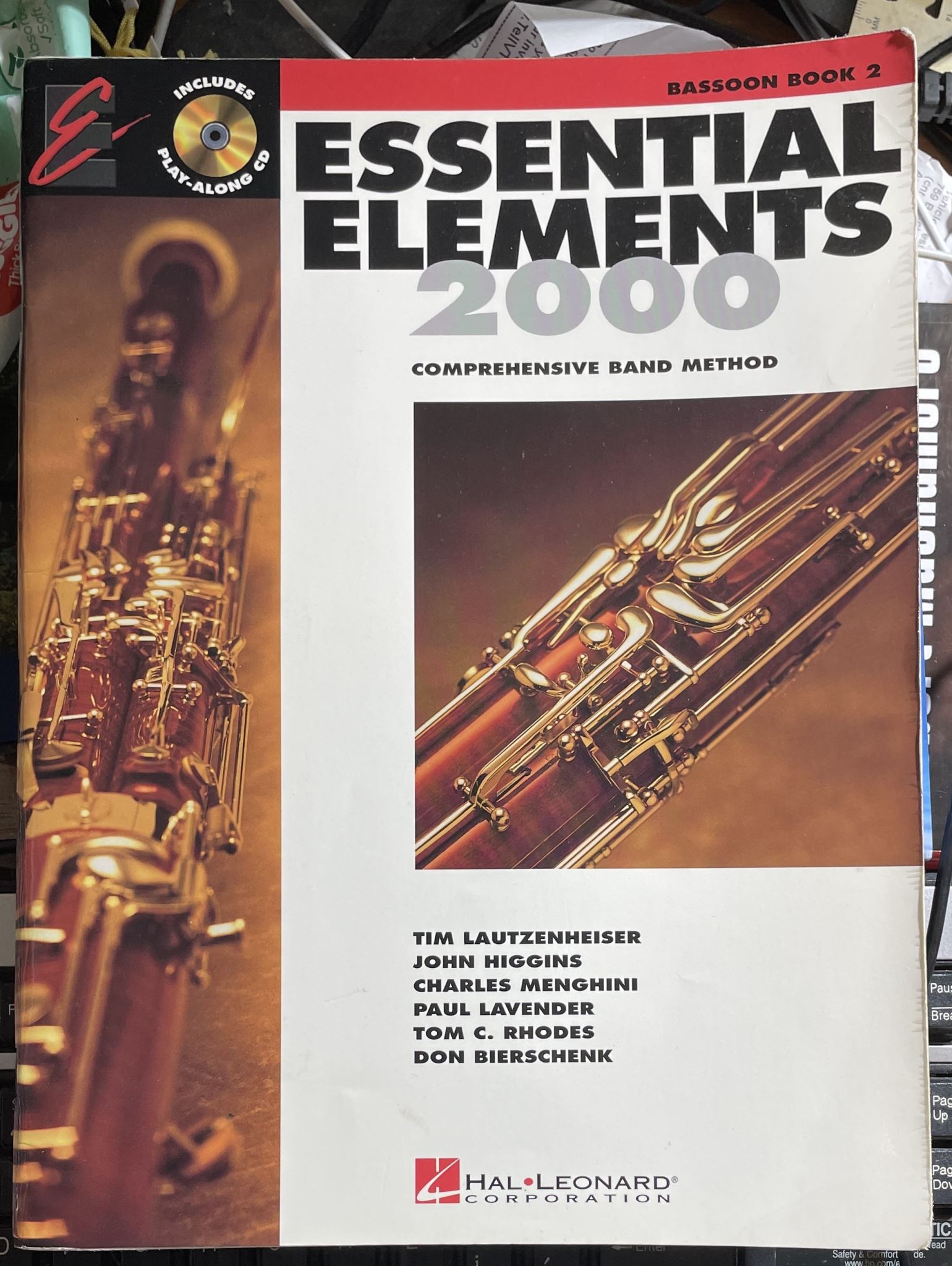 Essential Elements for Band Bassoon Book 2 with CD