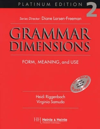 Grammar Dimensions Form Meaning and Use Leve 2 Platinum Edition with CD Rom