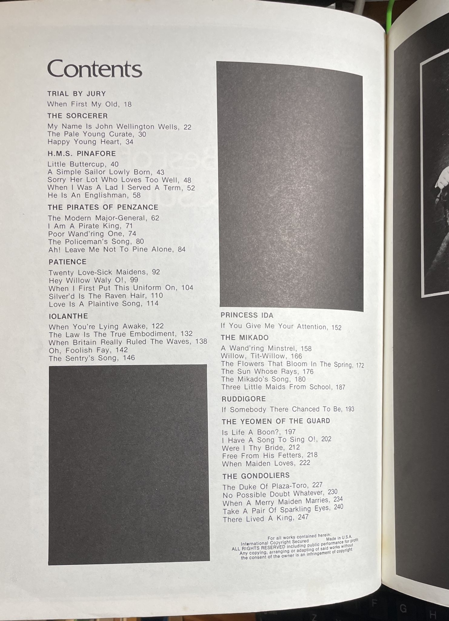 The Best of Gilbert & Sullivan 42 Favorite Songs From G & S Repertoire