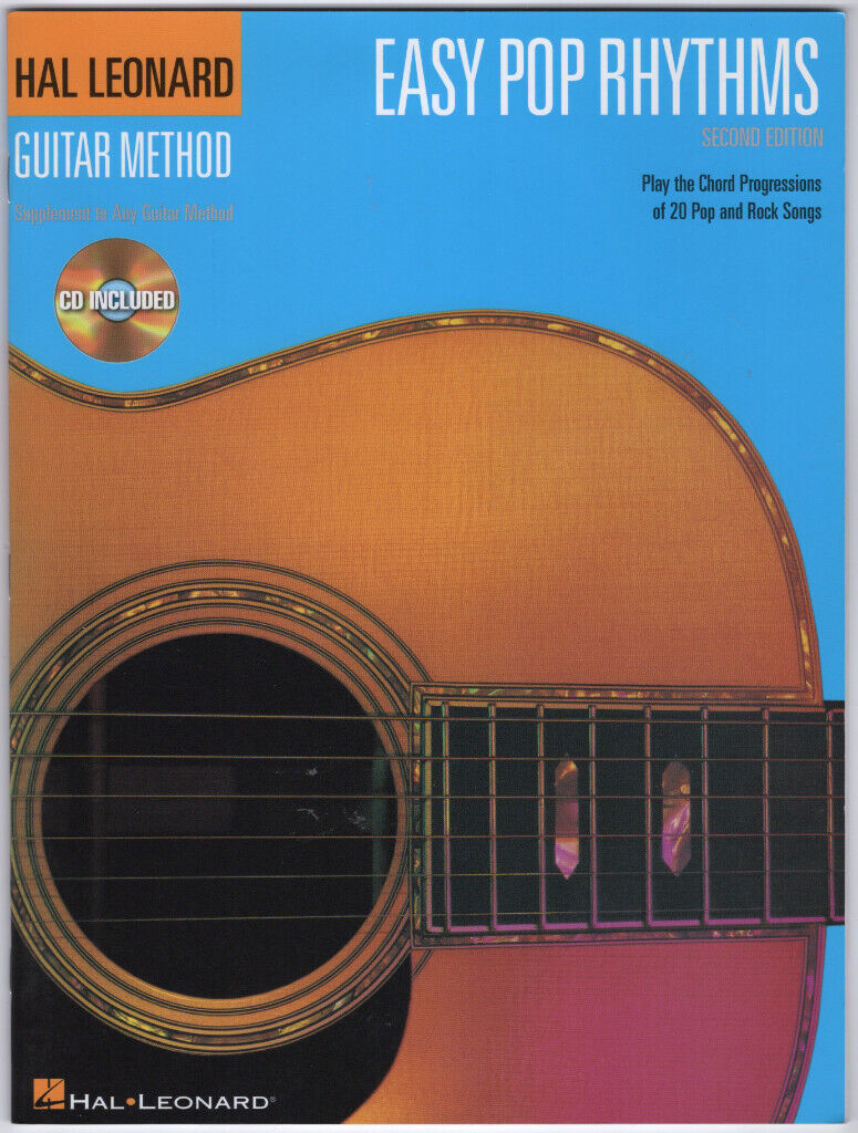 Hal Leonard Guitar Method Easy Pop Rhythms 2nd Edition with CD