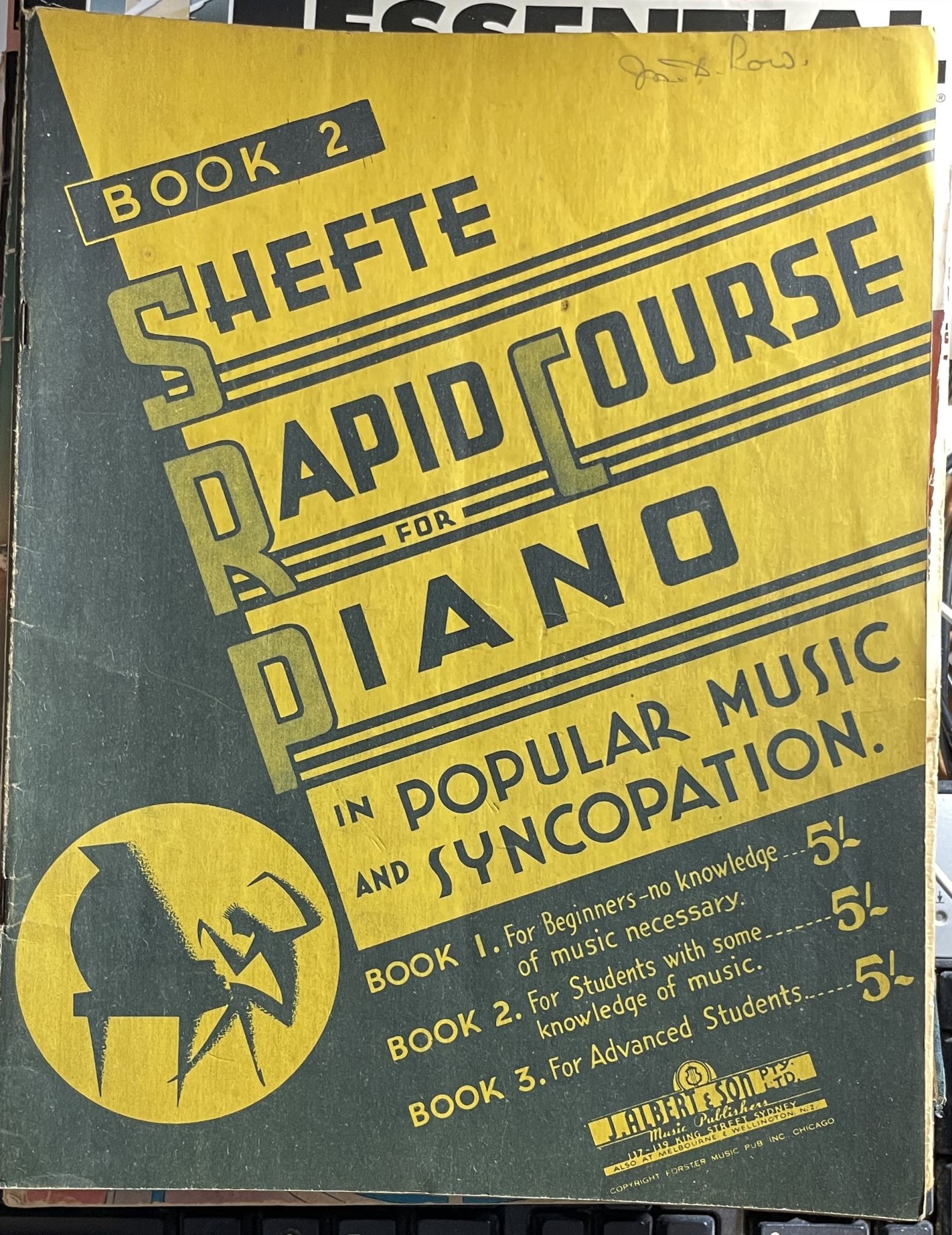 Shefte Rapid Course for Piano in Popular Music and Syncopation Book 2
