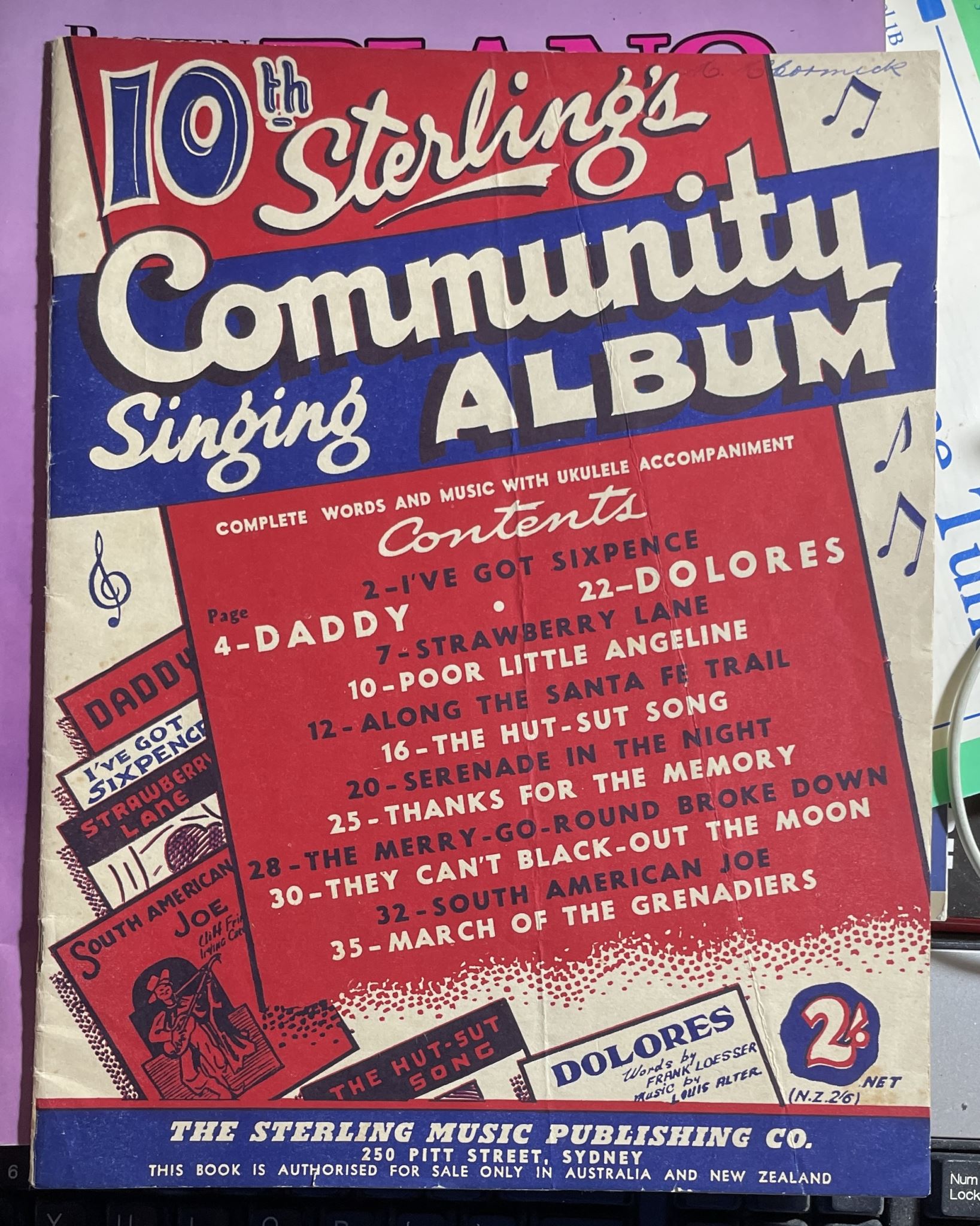 10th Sterling's Community Singing Album