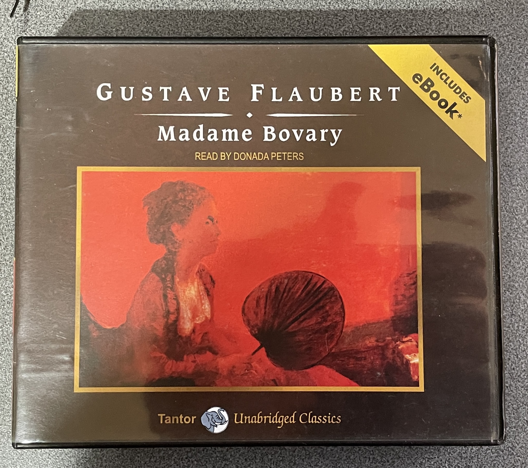 Madame Bovary, with eBook by Gustave Flaubert 10 CDs
