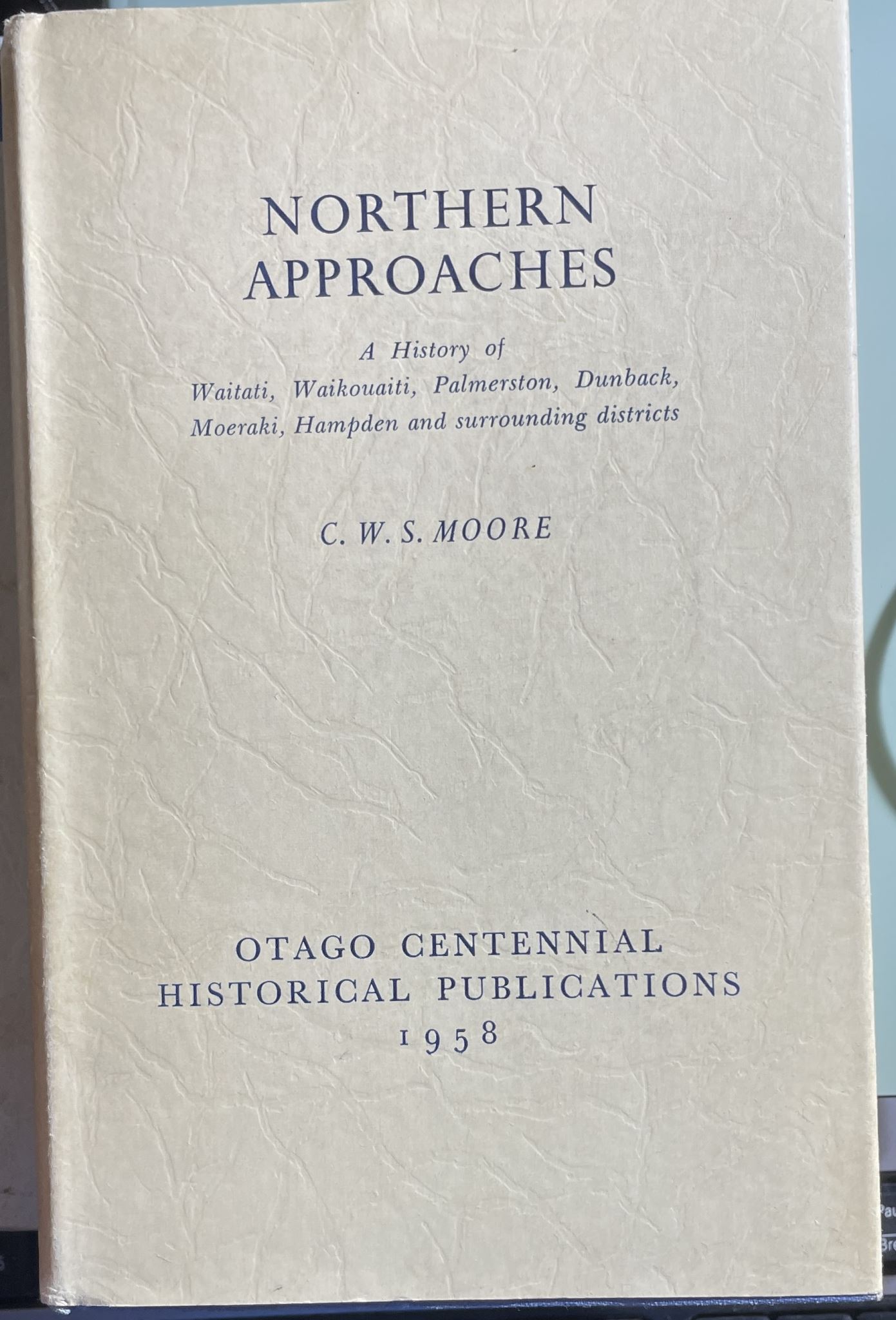 Northern approaches by C.W.S. Moore 1958