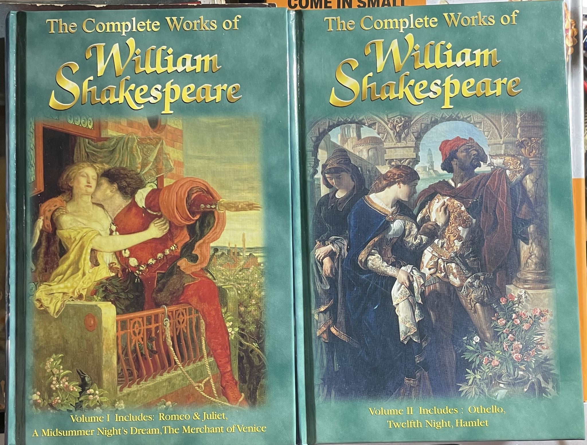 The Complete Works of William Shakespeare Volume 1 and 2