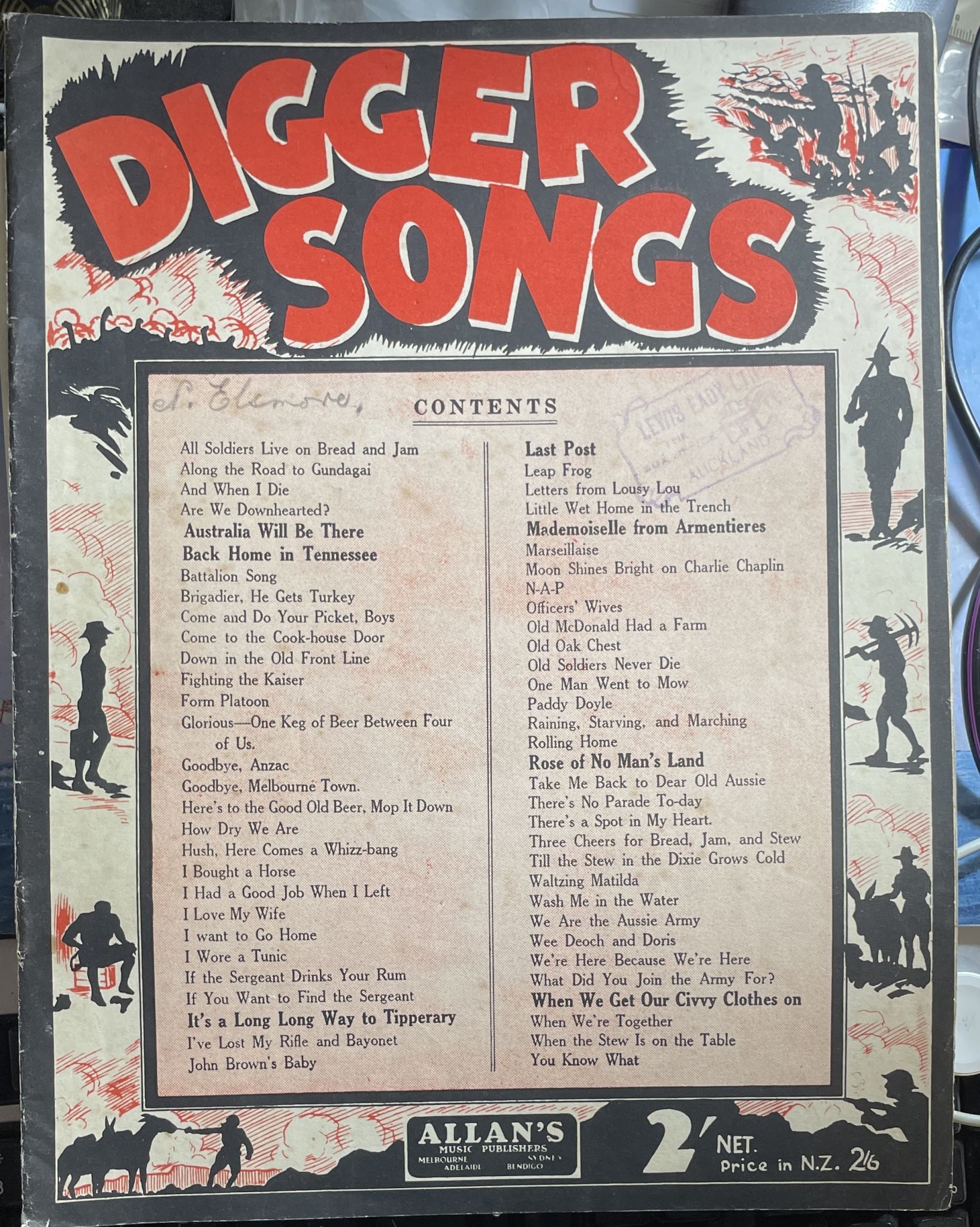 An Album of Digger Songs 