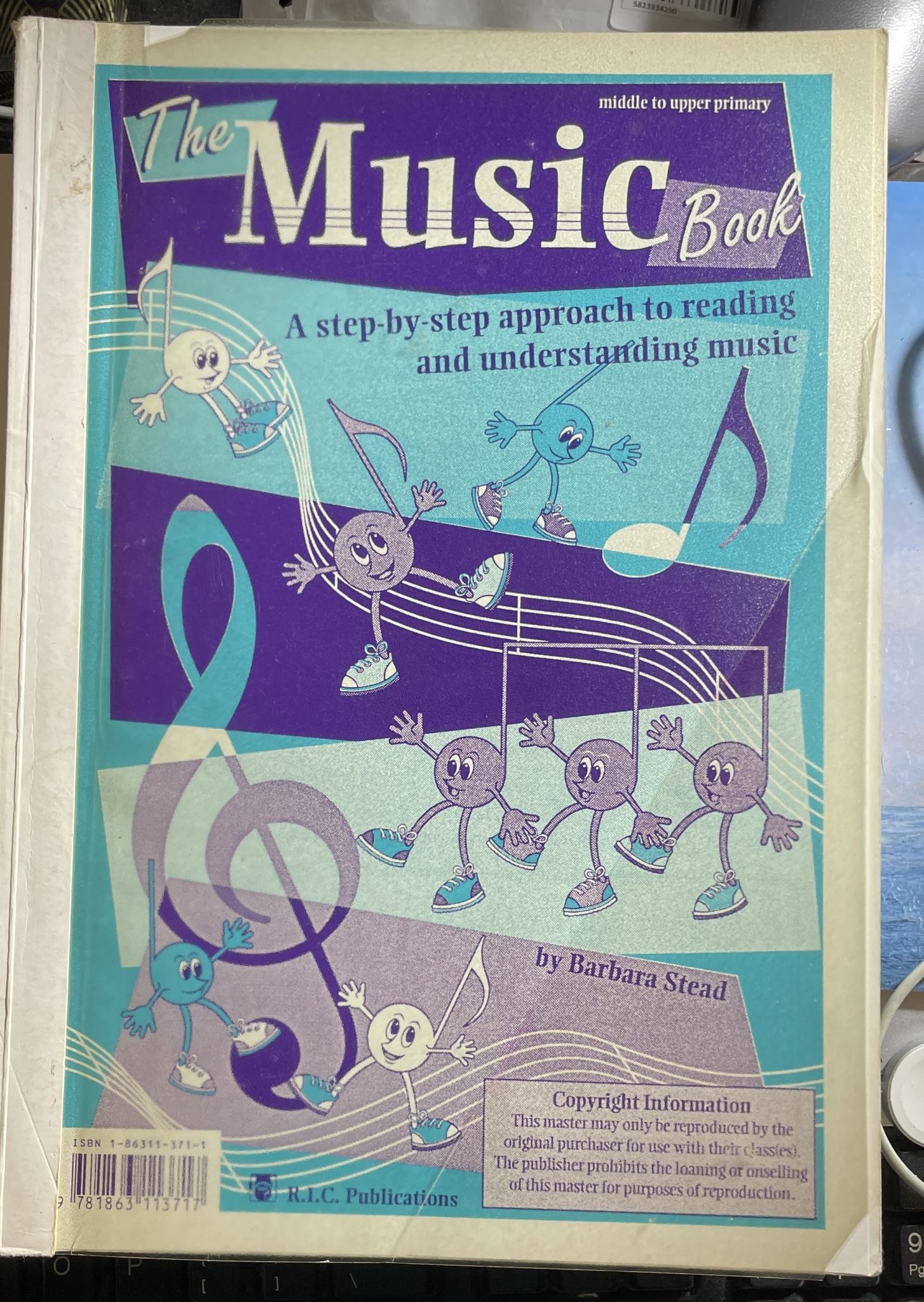 The Music Book Middle to Upper Primary Reading & Understanding by Barbara Stead