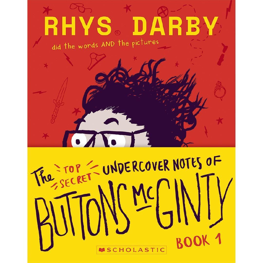The Top Secret Undercover Notes of Buttons McGinty By Rhys Darby