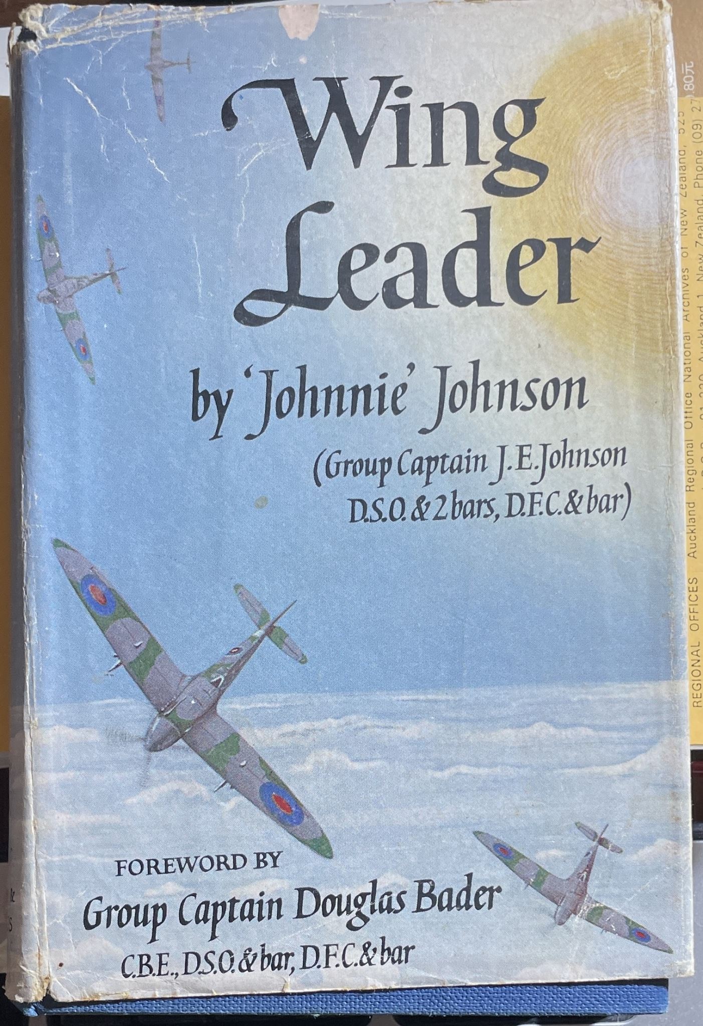 Wing Leader by Johnnie Johnson 1st Edition 1956