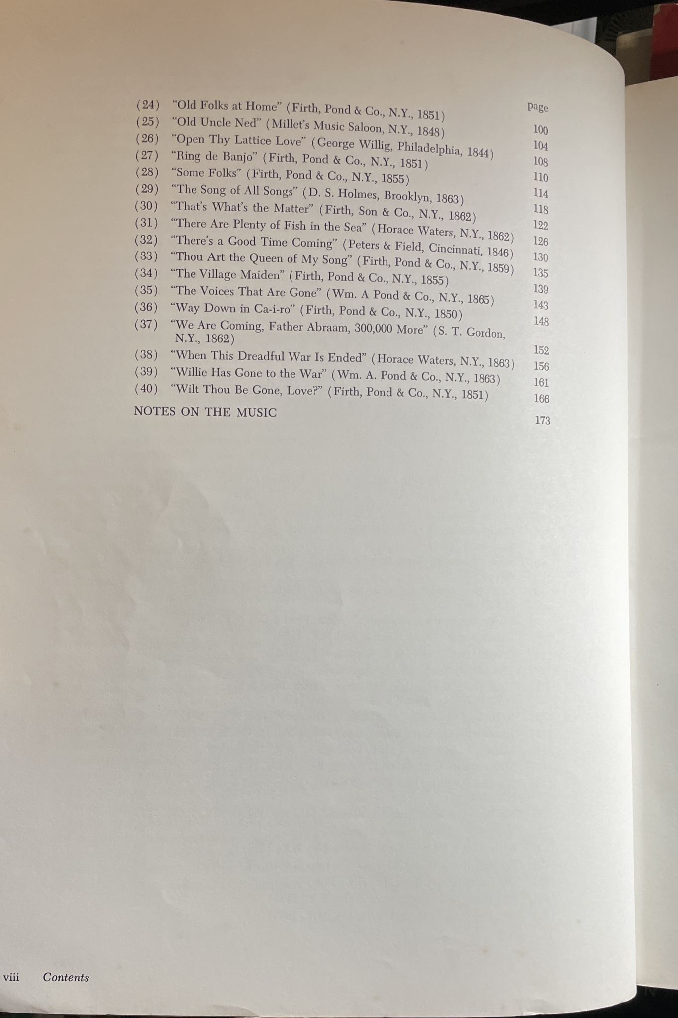 Stephen Foster Song Book