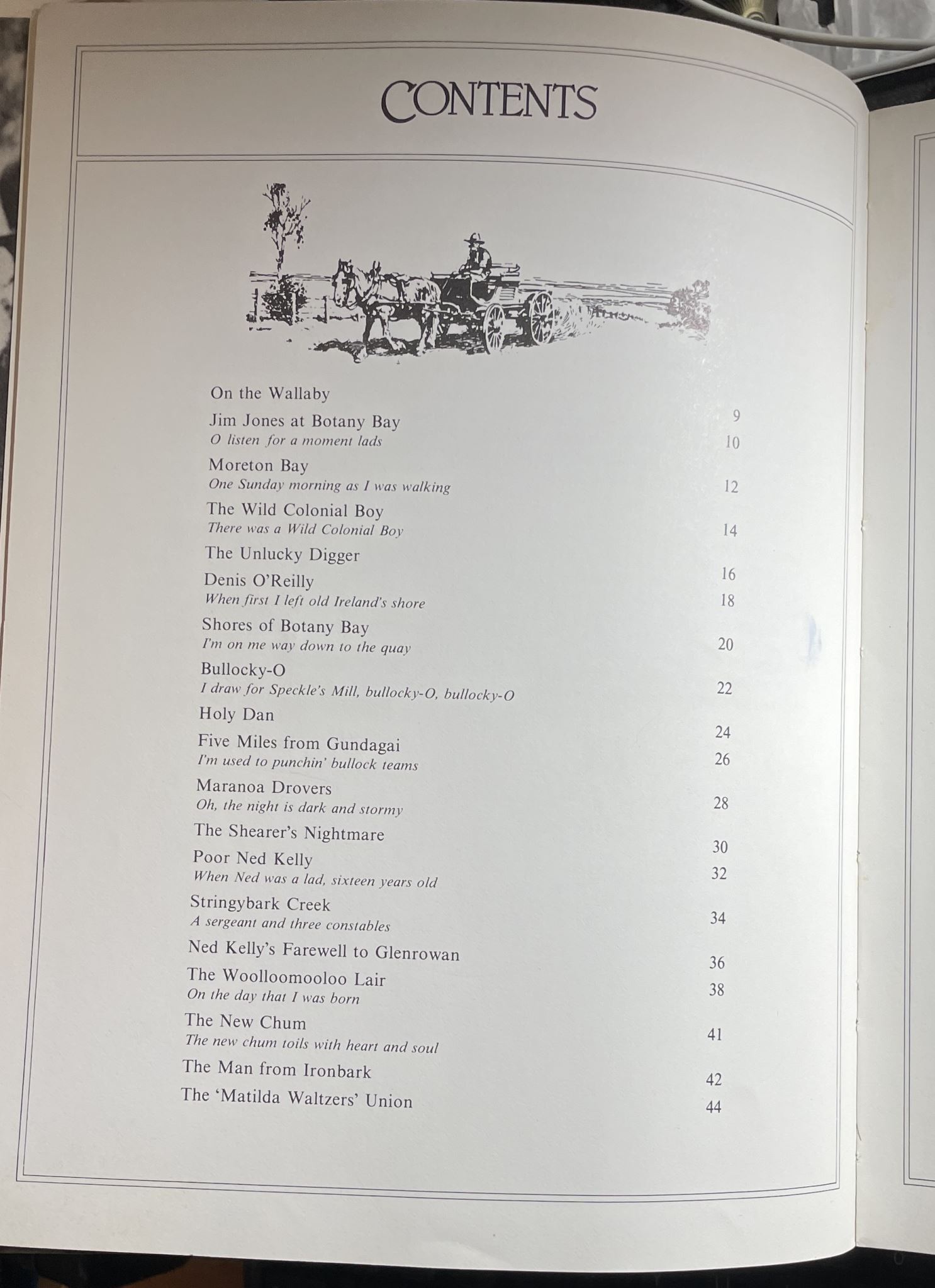 The Bushwackers Australian Song Book by Jan Wositzky,Dobe Newton