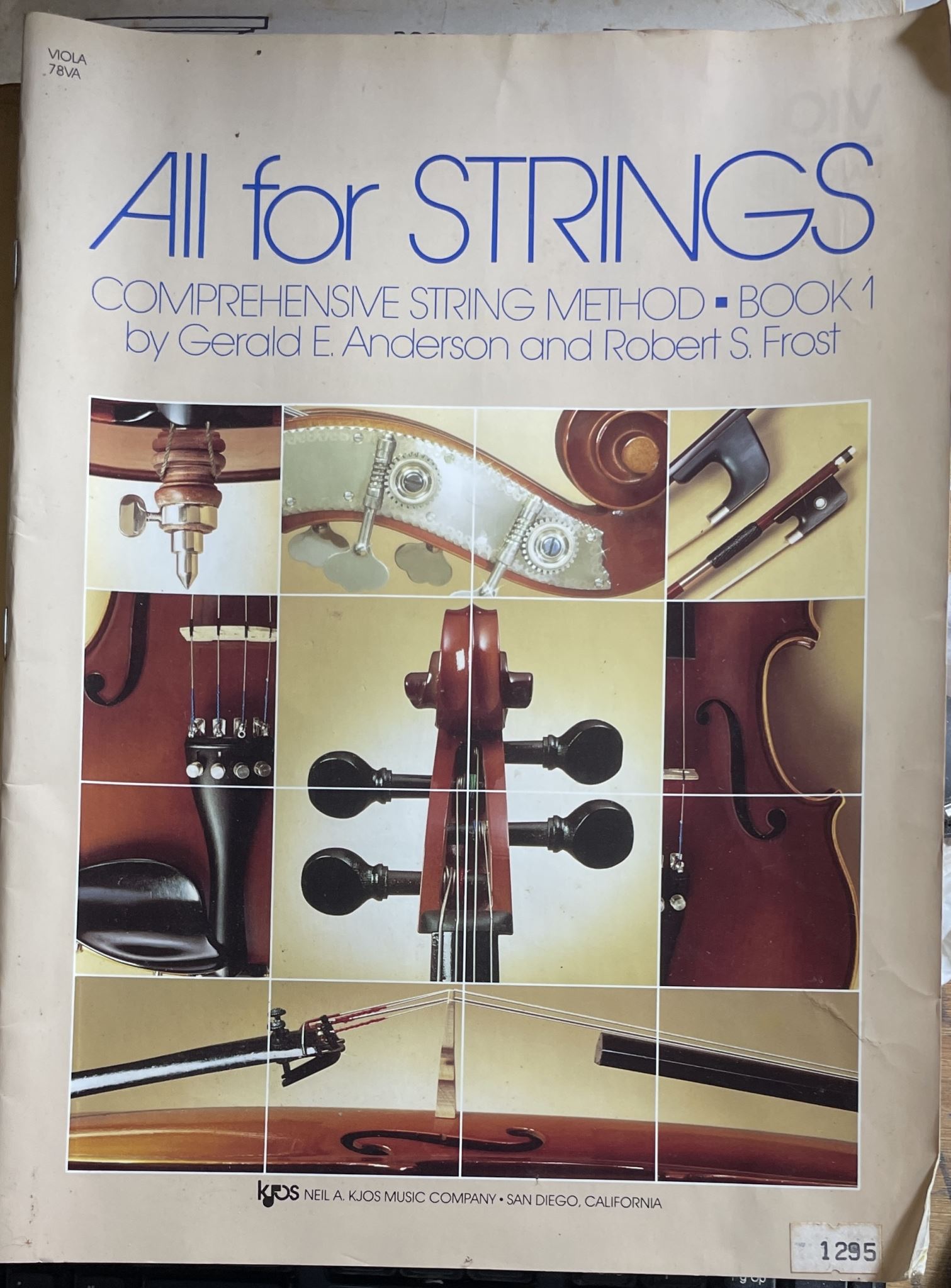 All for Strings Book 1 Viola