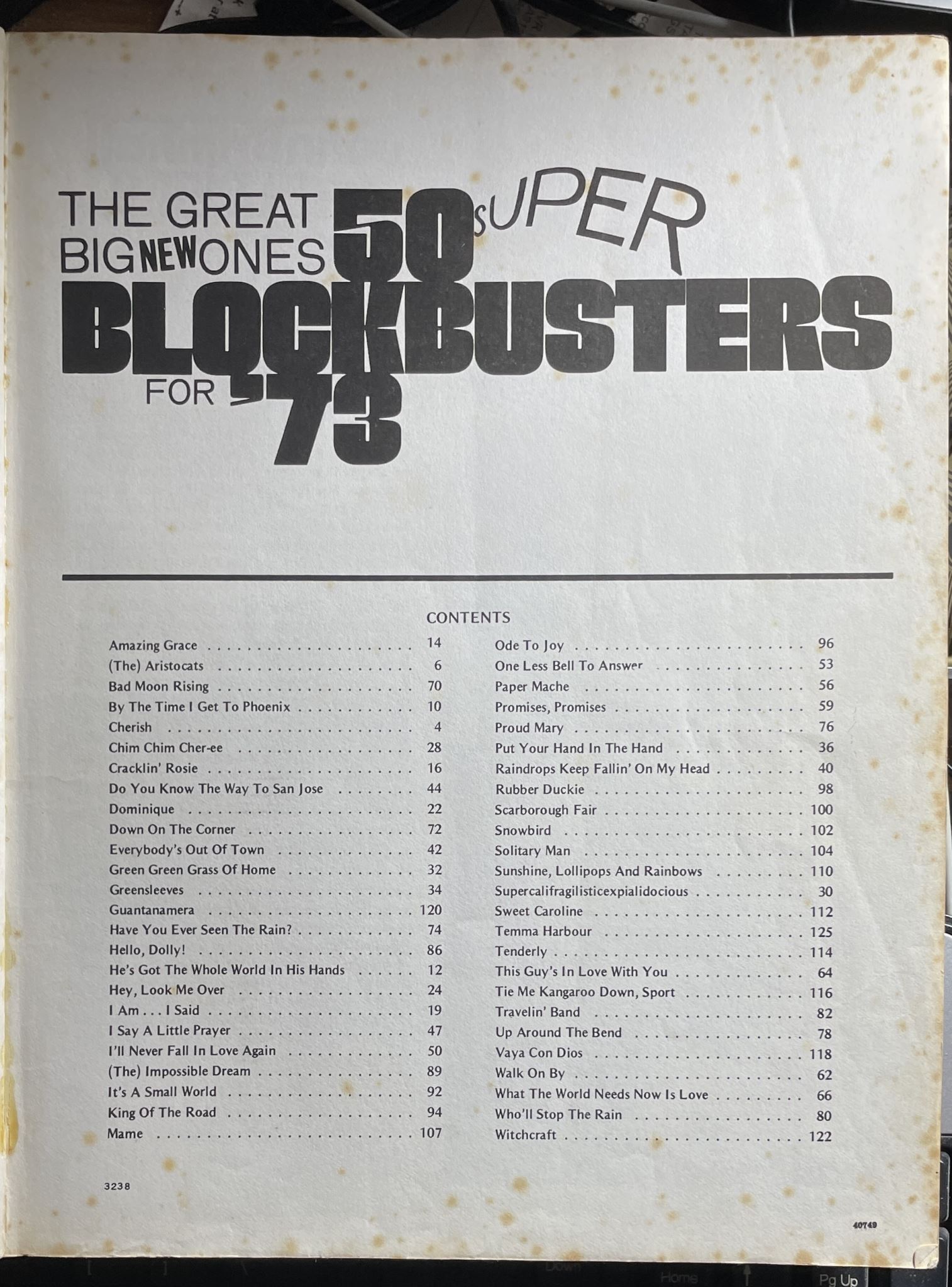 The Great Big New Ones 50 Super Blockbusters for '73