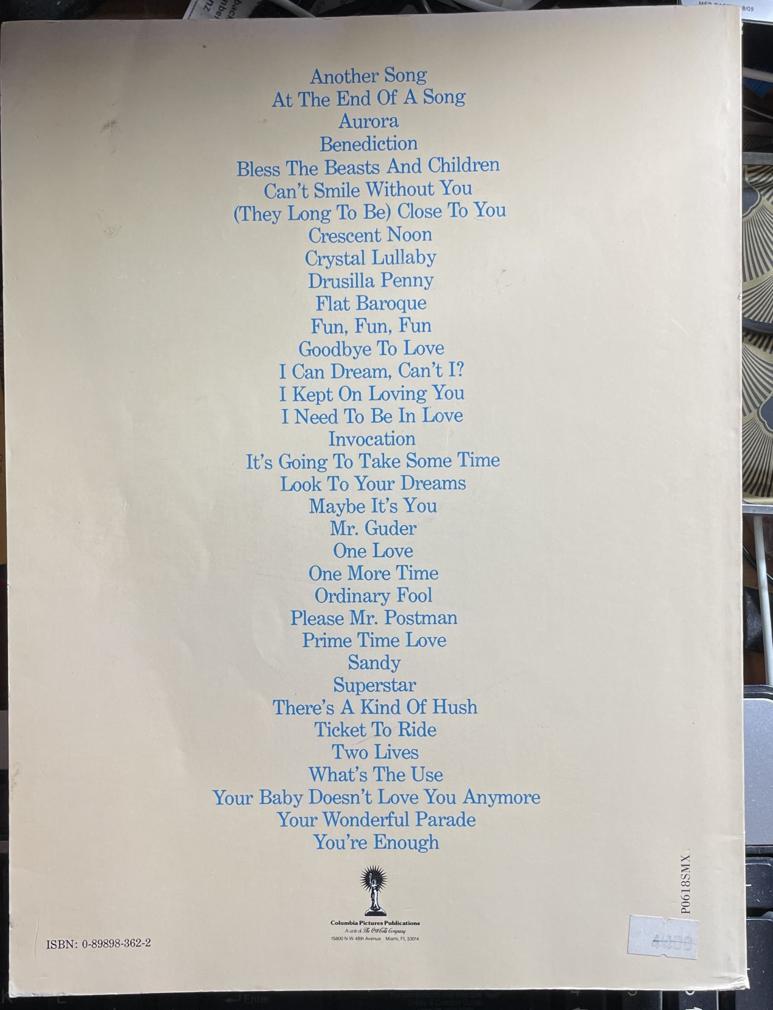 Carpenters Complete Songbook, Vol. 1 (Piano / Vocal / Cords)