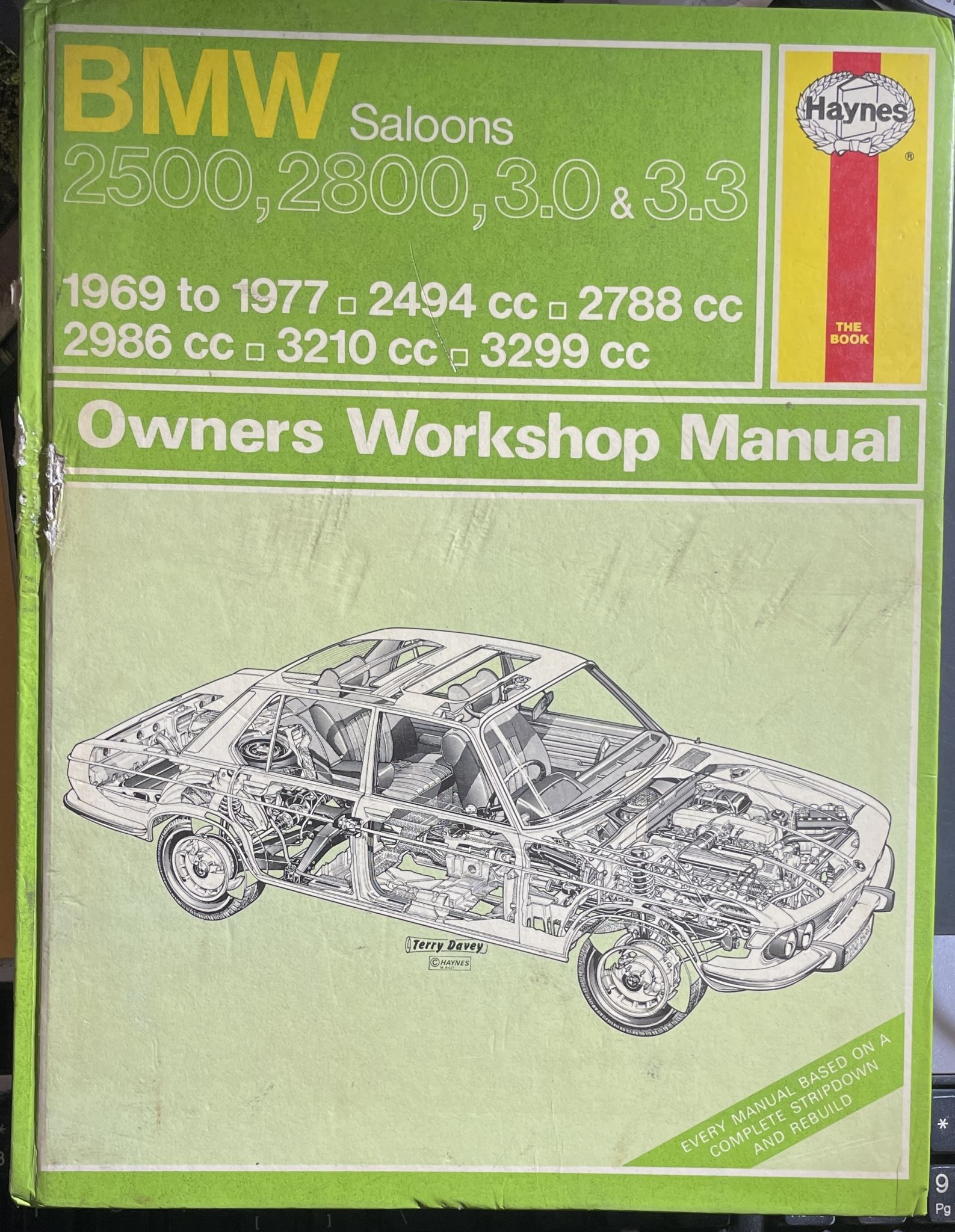 BMW Saloons 2500 2800 3.0 & 3.3 1969 to 1977 Owner Workshop Manual