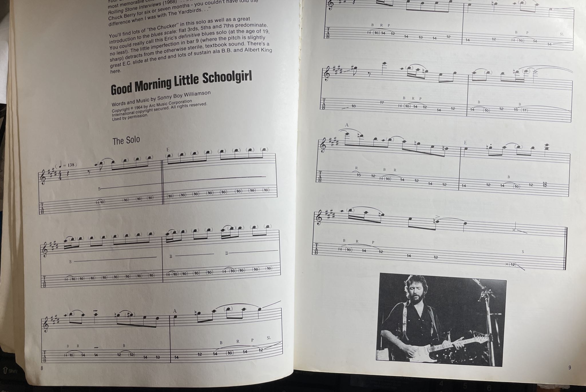 Original Eric Clapton by Tom T-Bone Wolk An annotated Guide to the Guitar Tech