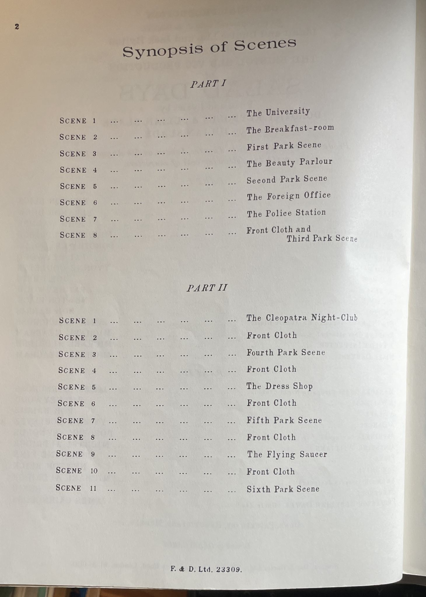 The Enchanting Magical Musical Salad Days Vocal Score