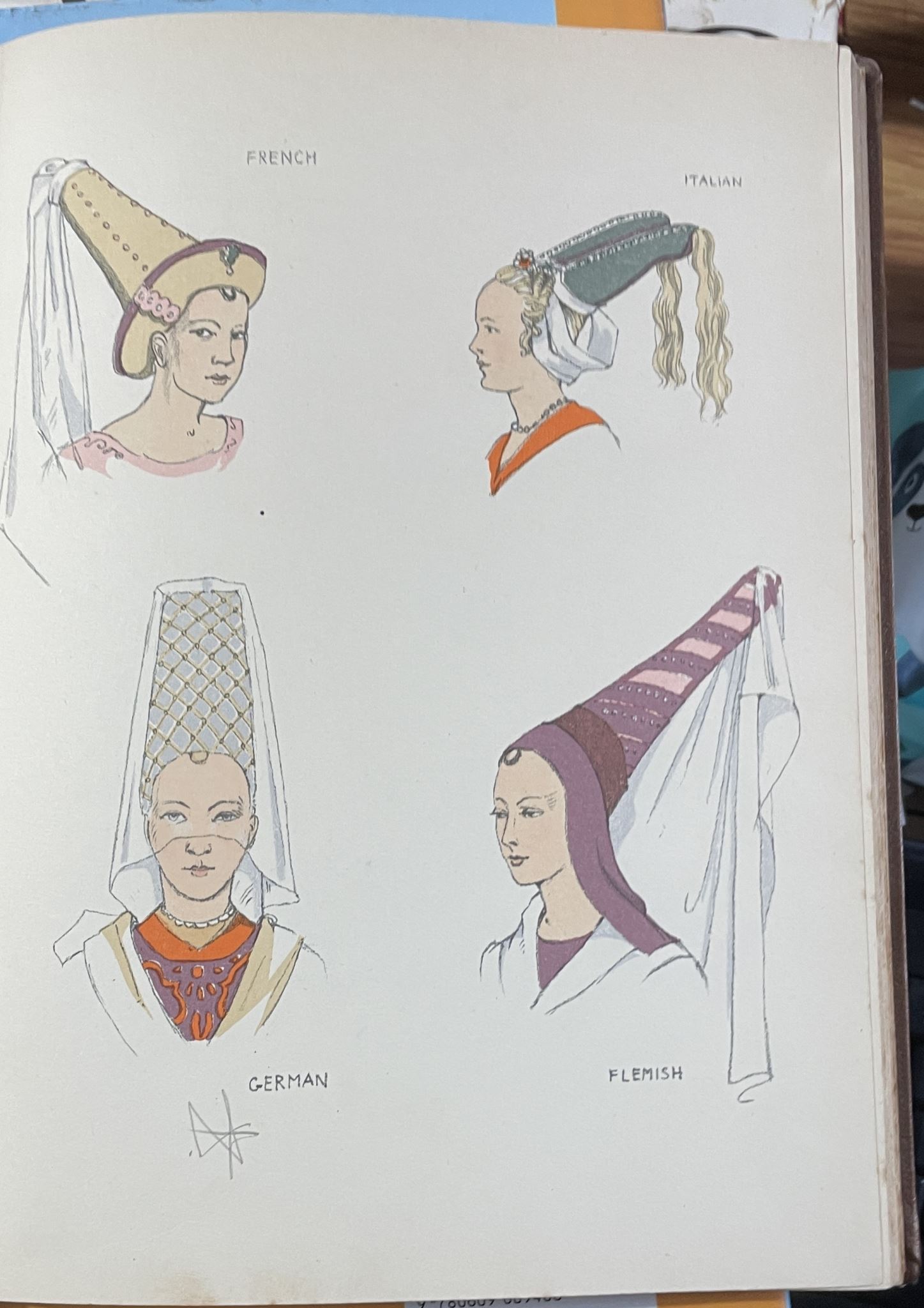 Western European Costume 13th to 17th Century by Iris Brooke
