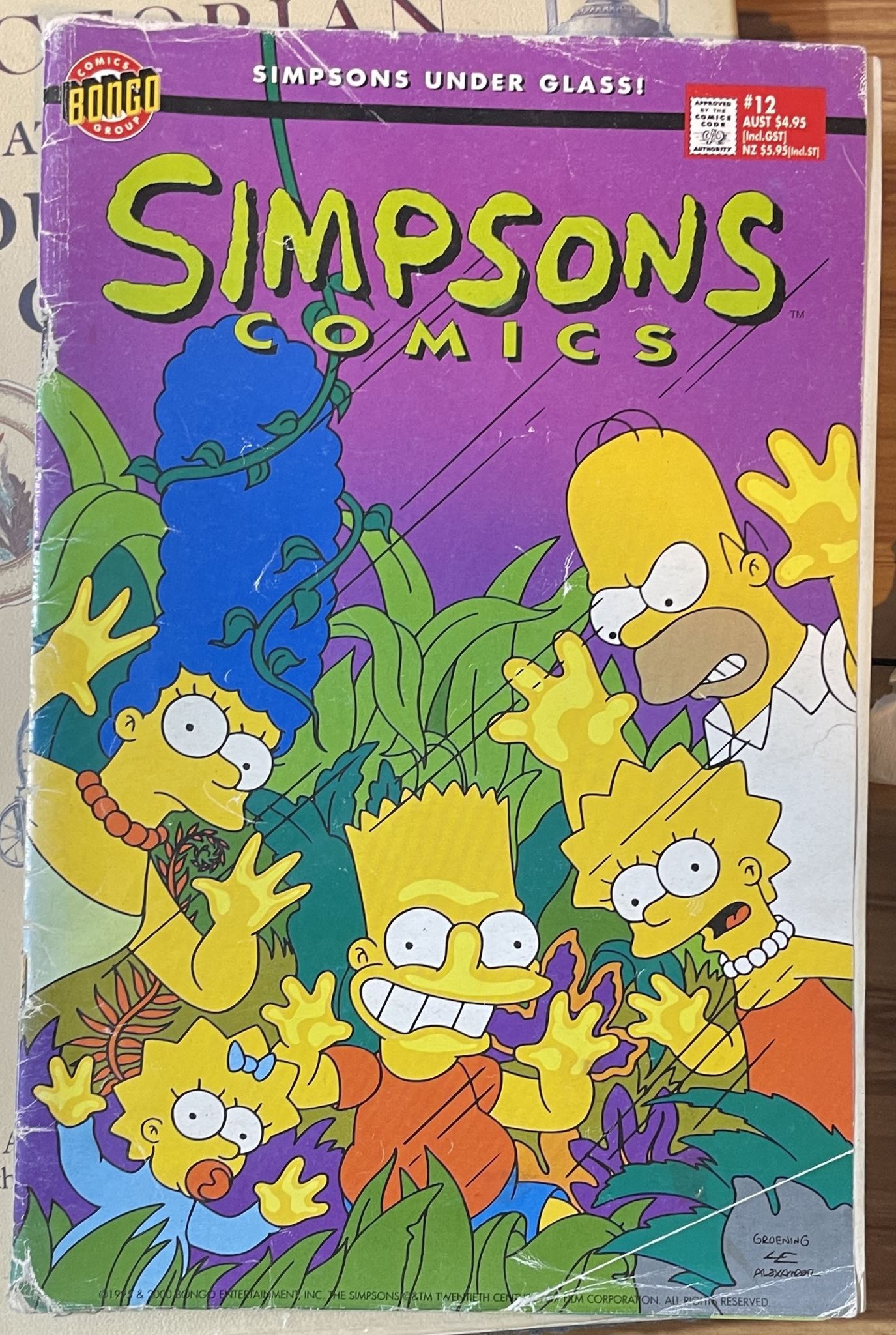 Simspons Comics White-Knuckled War Tales