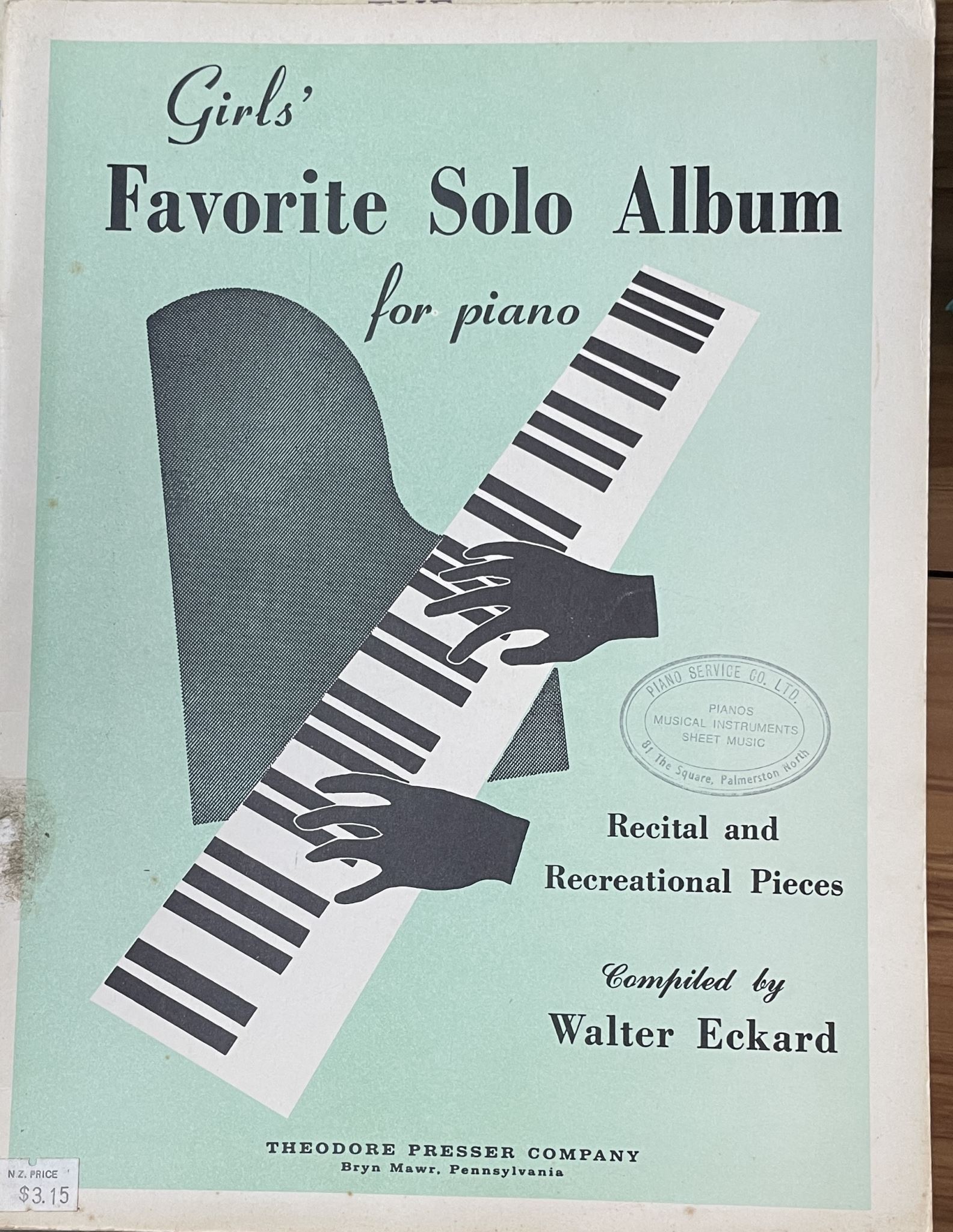 Girls' Favorite Solo Album For Piano Recital and Recreational Pieces