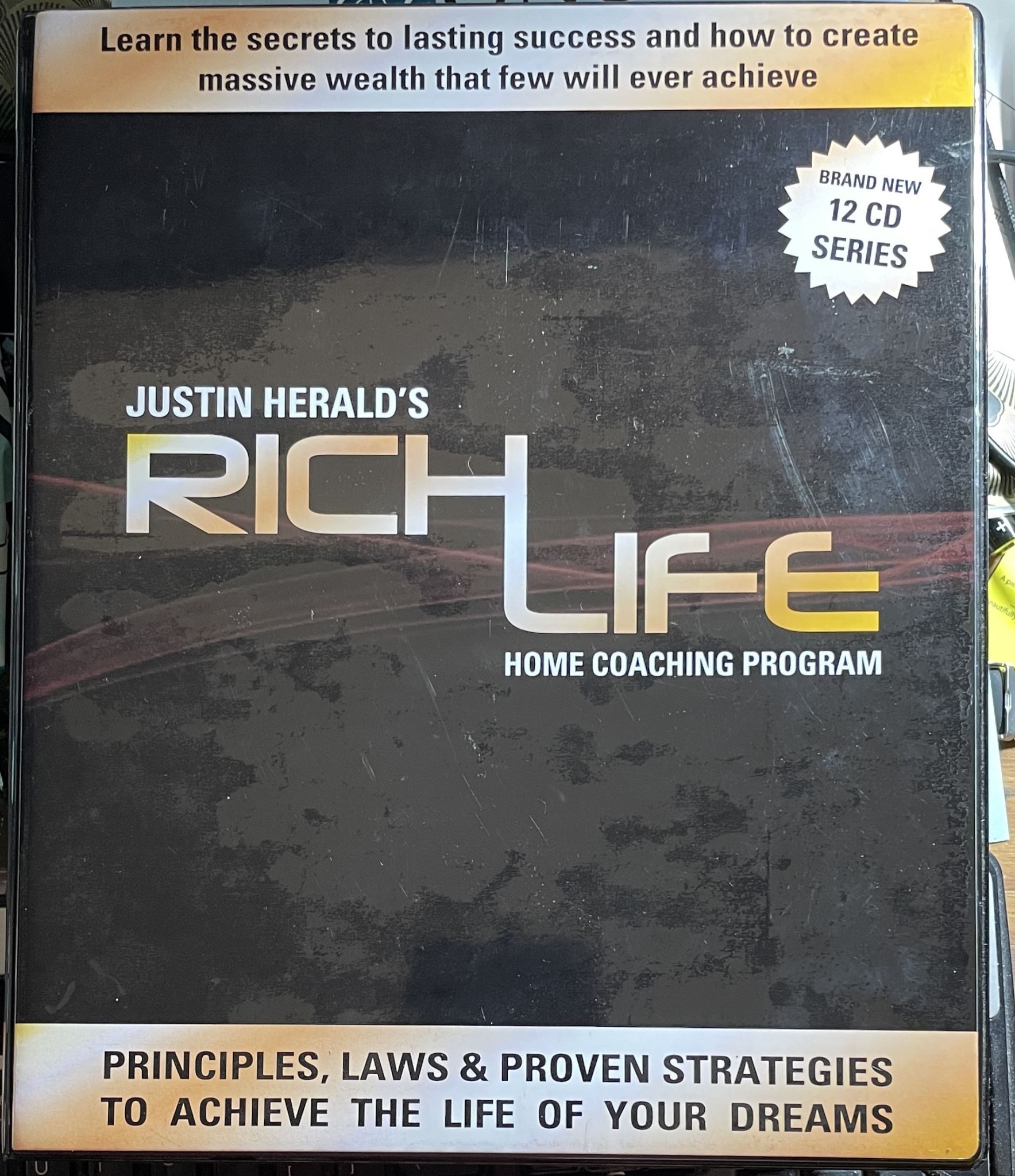 Justin Herald's Rich Life Home Coaching Program 12 CD Audio Series