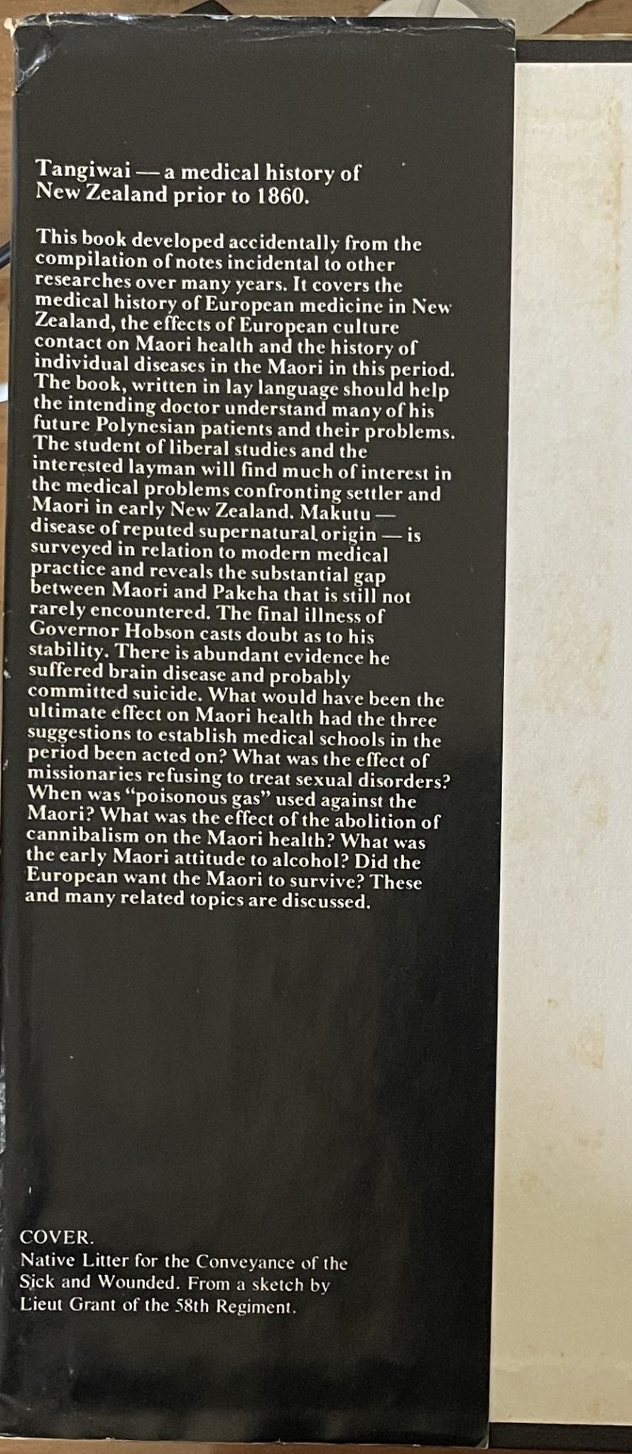 Tangiwai A Medical History of 19th Centuray New Zealand by L.K. Gluckman
