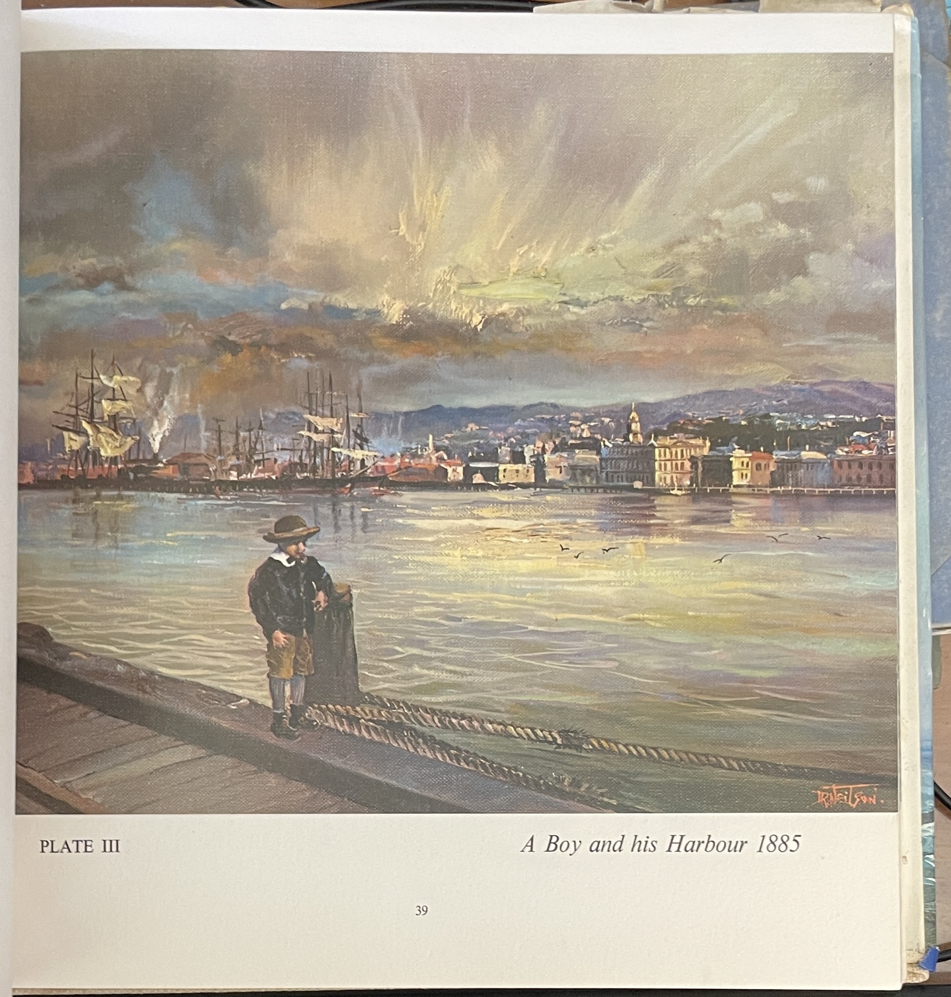 Wellington Harbour A Heritage of Tara by D R Neilson Signed