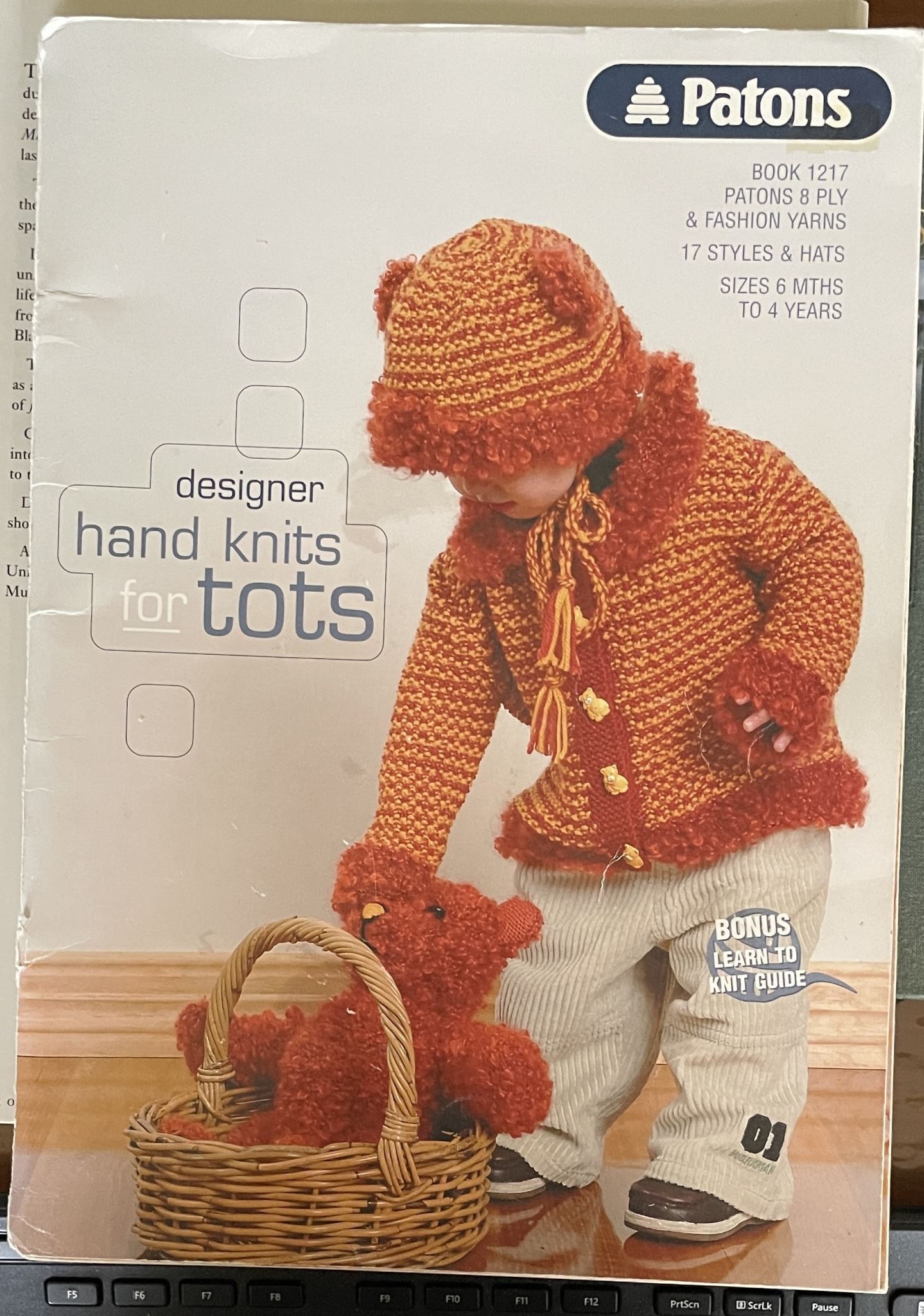 Patons Book 1217 Designer Hand Knits for Tots