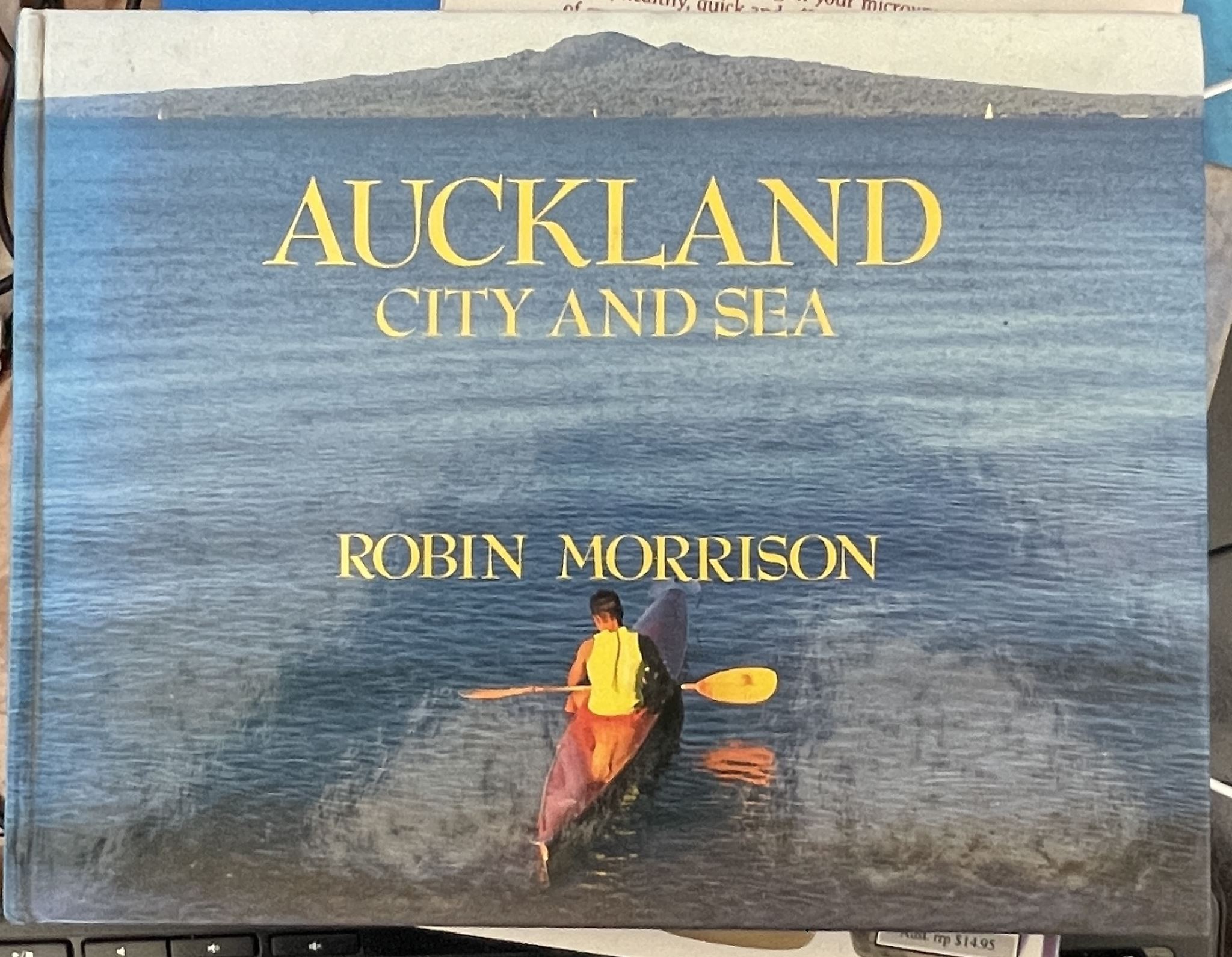 Auckland City and Sea by Robin Morrison Signed