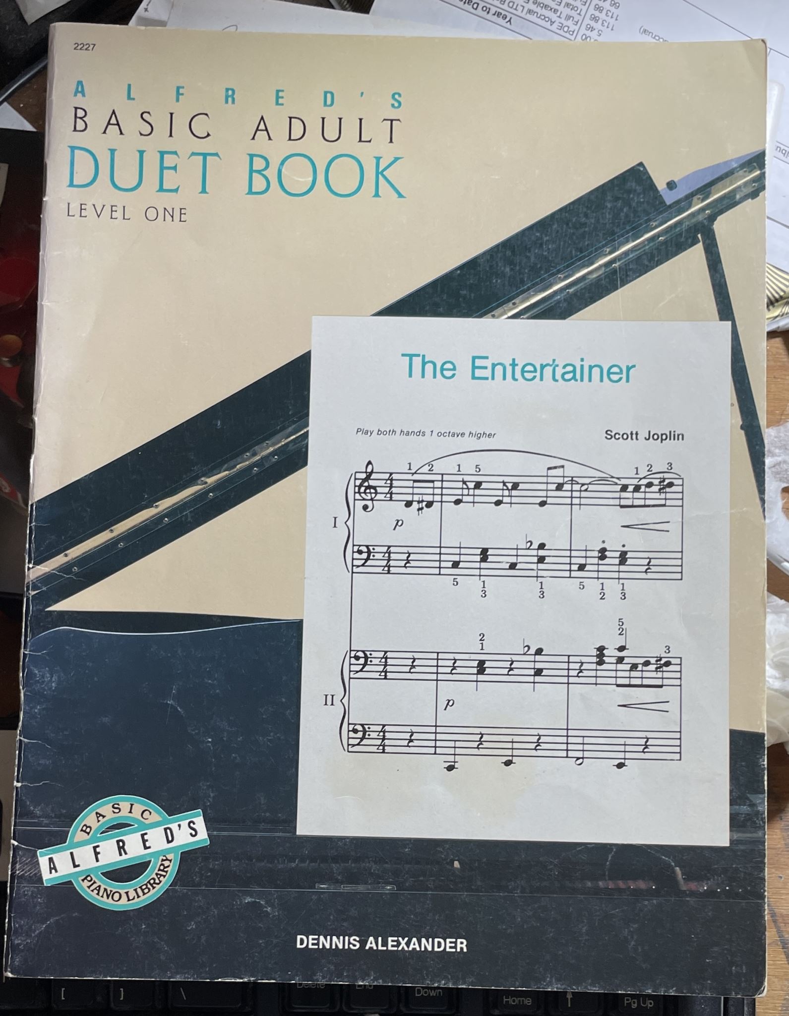 Alfred's Basic Adult Duet Book Level One