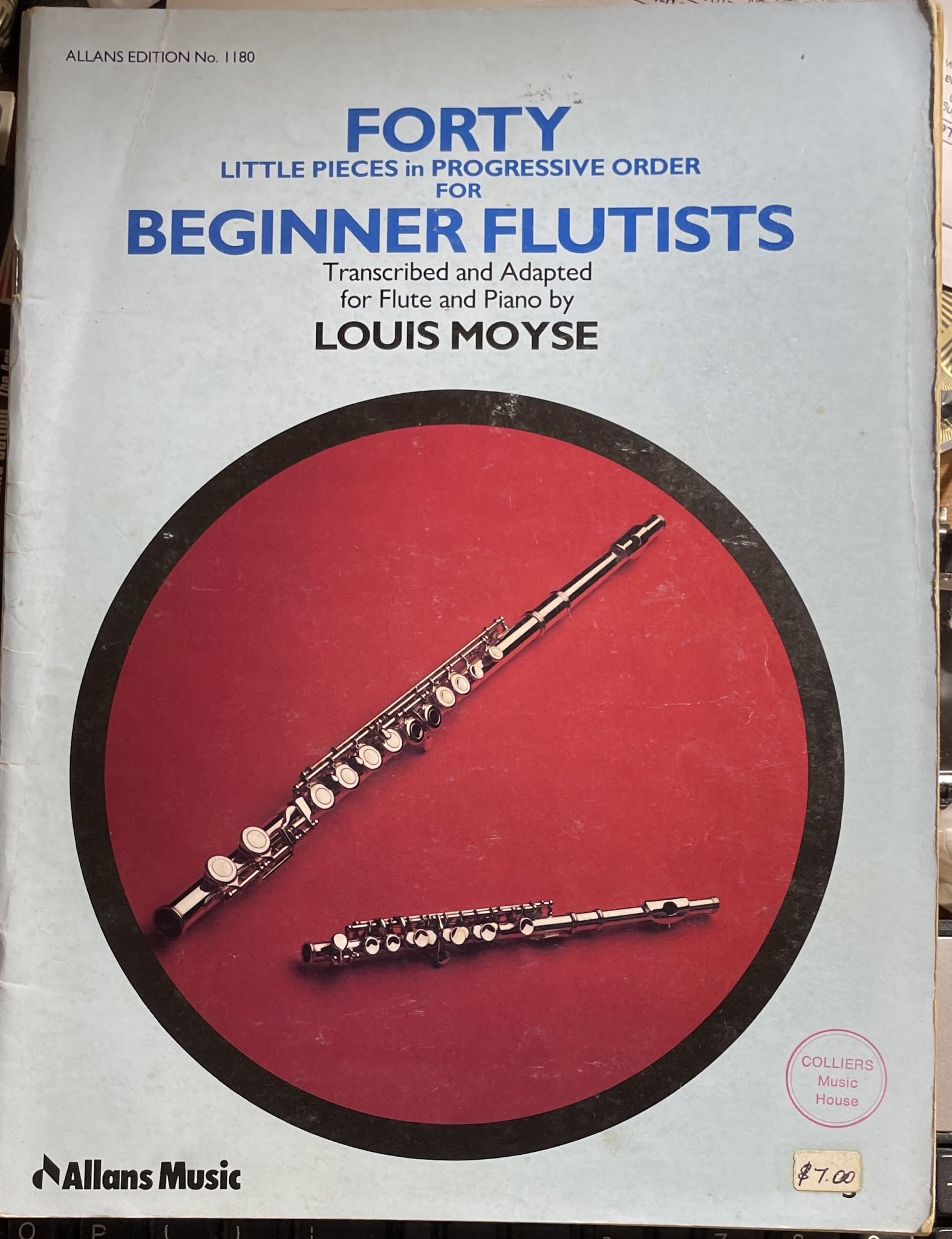 Forty Little Pieces in Progressive Order for Beginner Flautists
