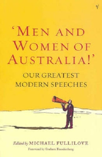 Great Australian Speeches By Fullilove Michael