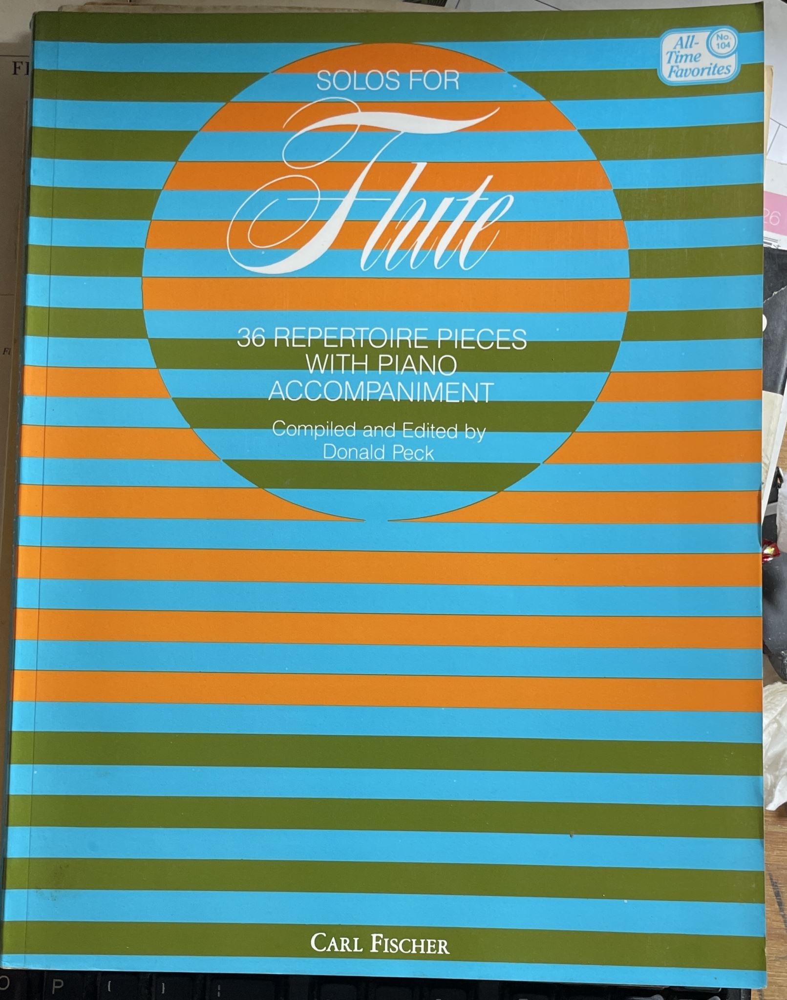 Solos for the Flute Player with Piano Accompaniment (Piano part) by Donald Peck