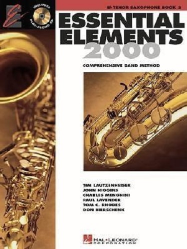 Essential Elements 2000, Bb Tenor Saxophone Book 2 with Play-Along CD