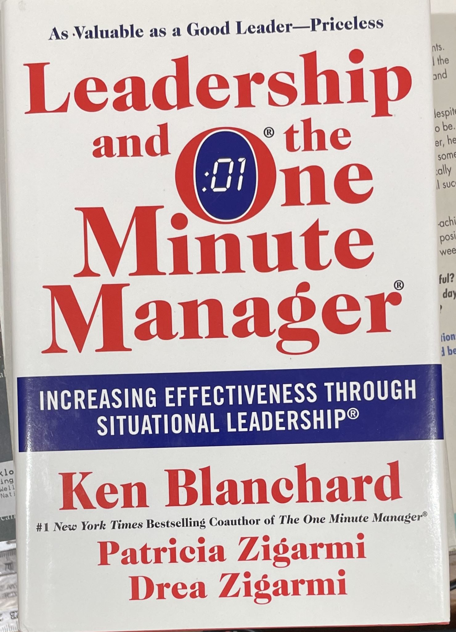 Leadership and the One Minute Manager Hardback
