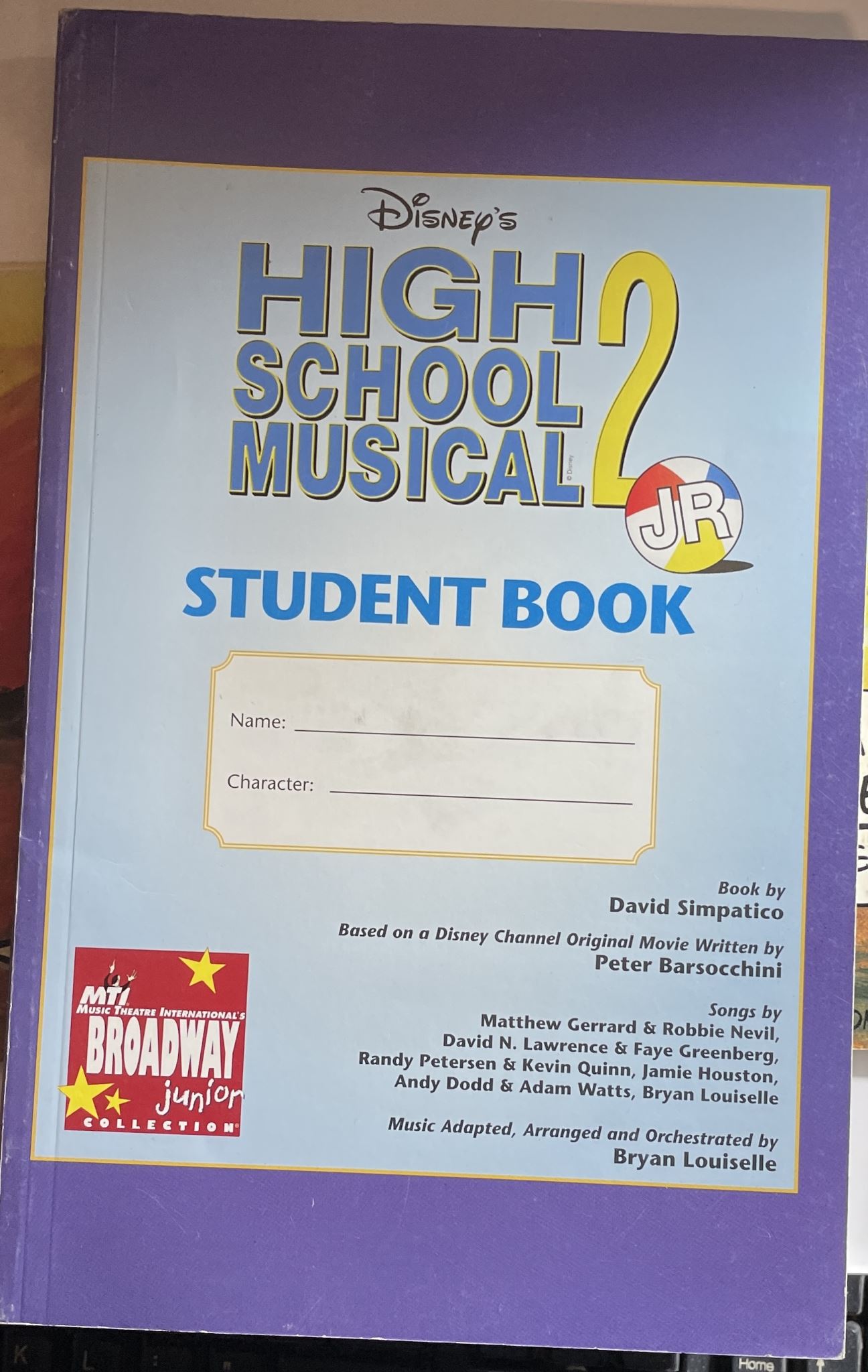 Disney's High School Musical 2 Student Book