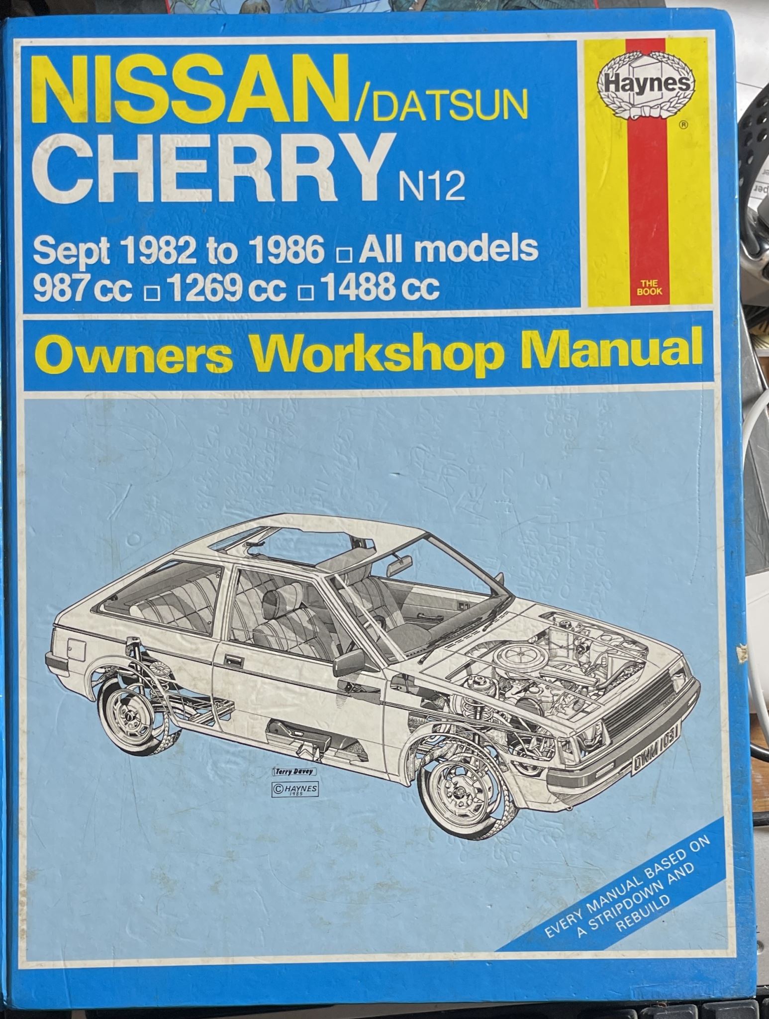 Nissan Datsun Cherry N12 (Sept 1982 to 1986) Owners Workshopr Manual