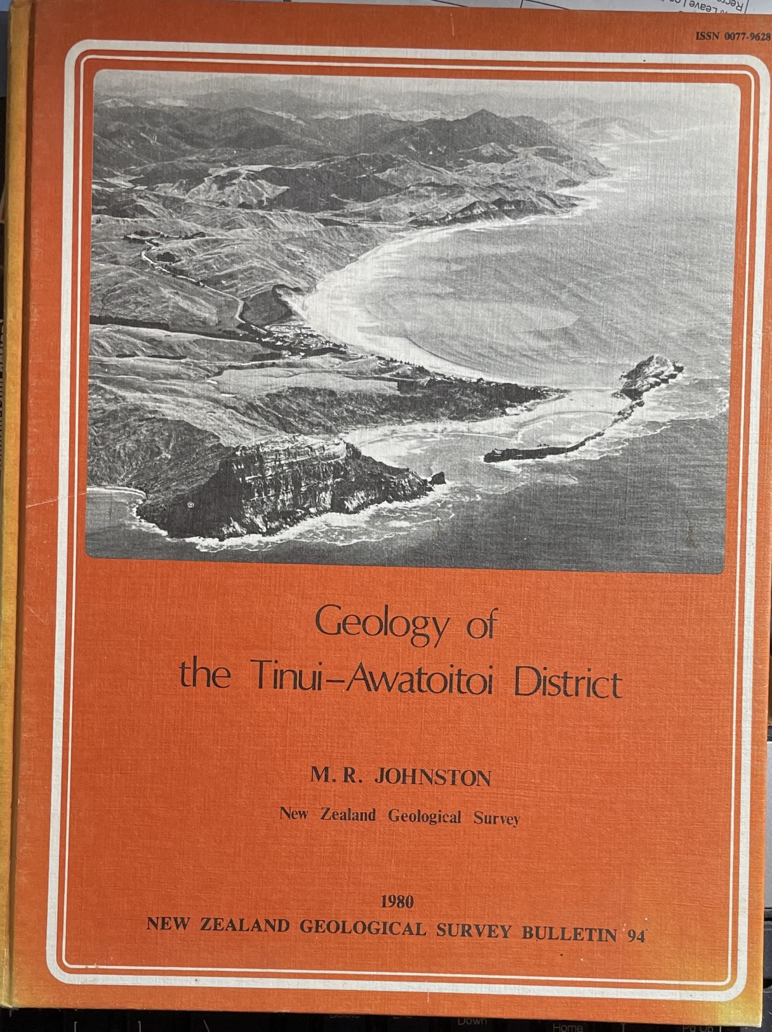 Geology of the Tinui-Awatoitoi District by M. R. Johnston