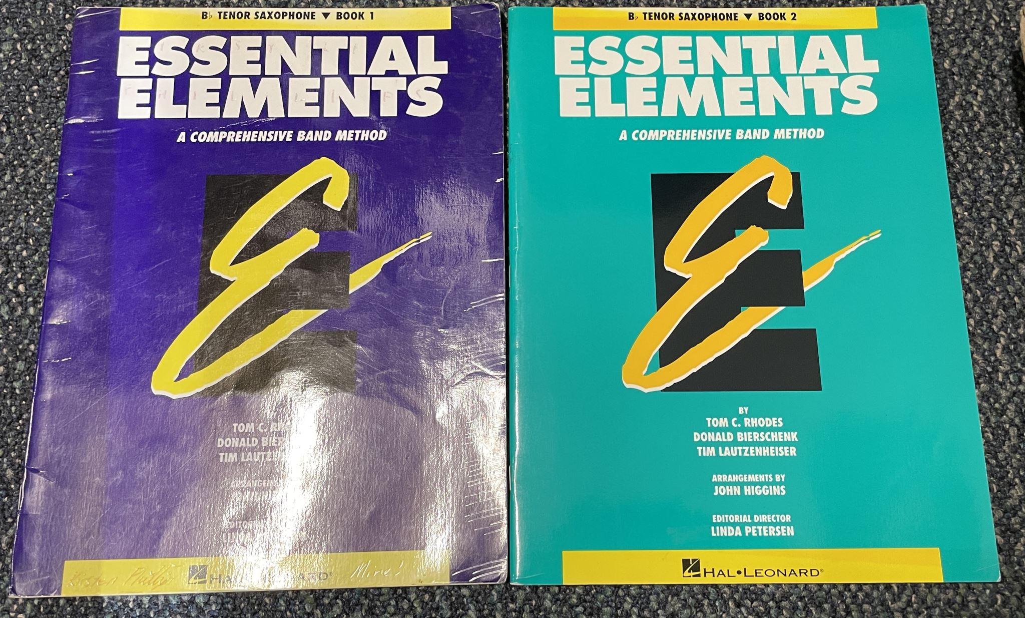 Essential Elements Bb Tenor Saxophone Book 1 and 2