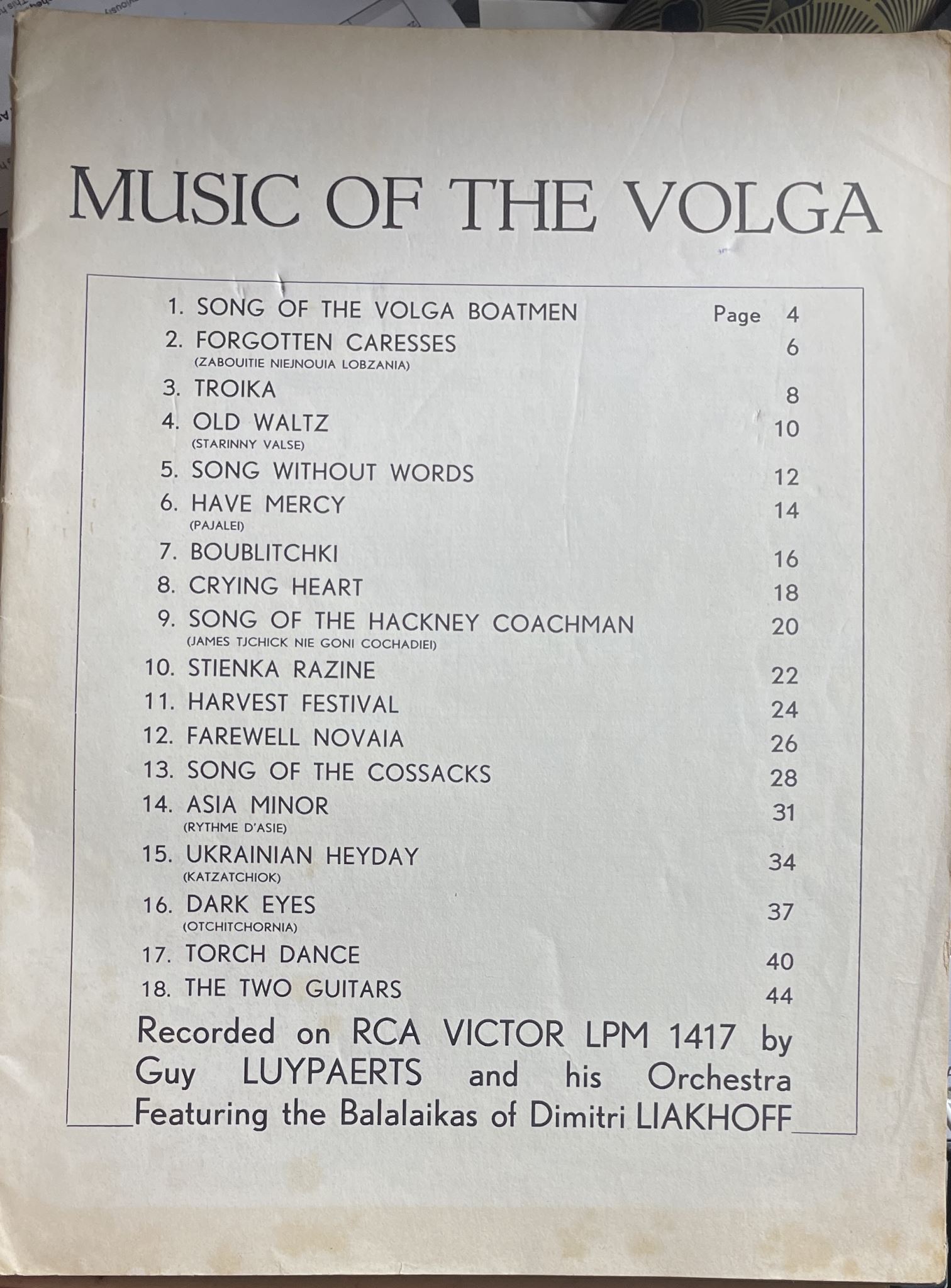 Music of the Volga